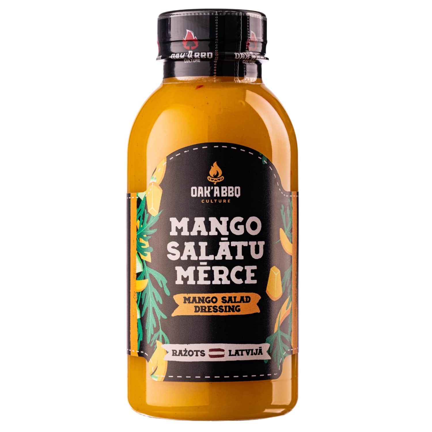 Salātu mērce Oak'a BBQ ar mango 370g