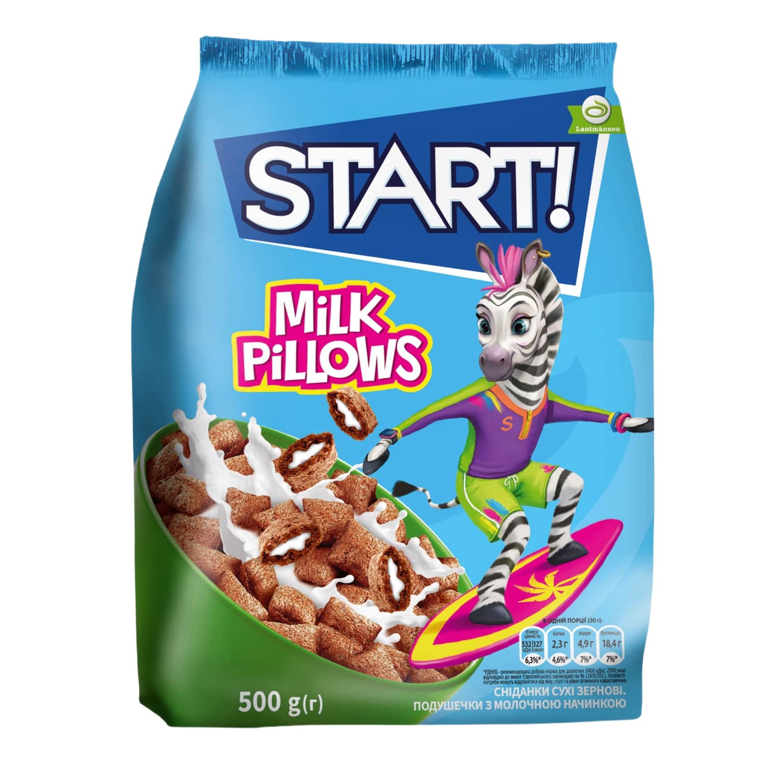 Padjakesed piimatäidisega Start! 500g