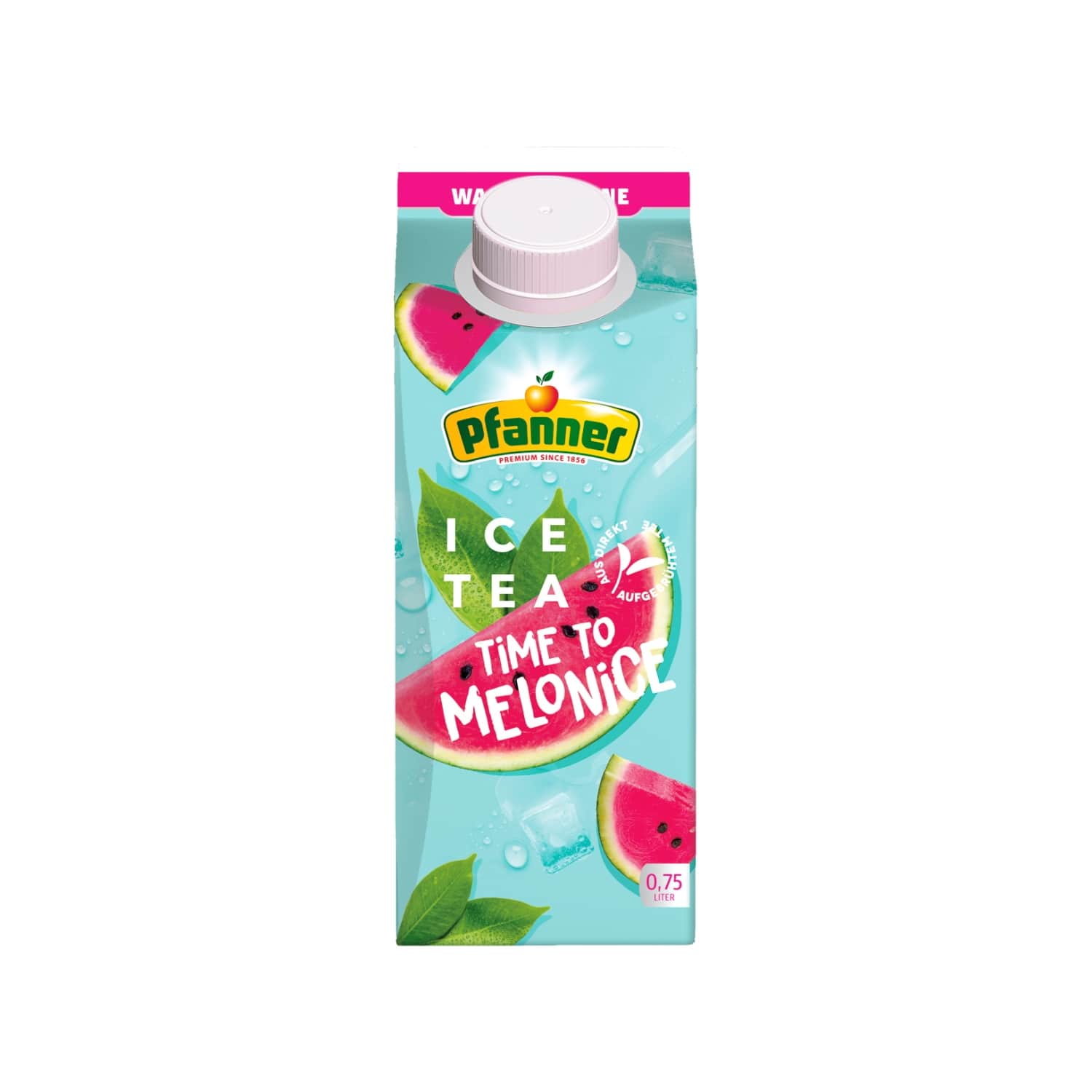 Arbūzų skonio arbatos gėrimas PFANNER, 0,75 l