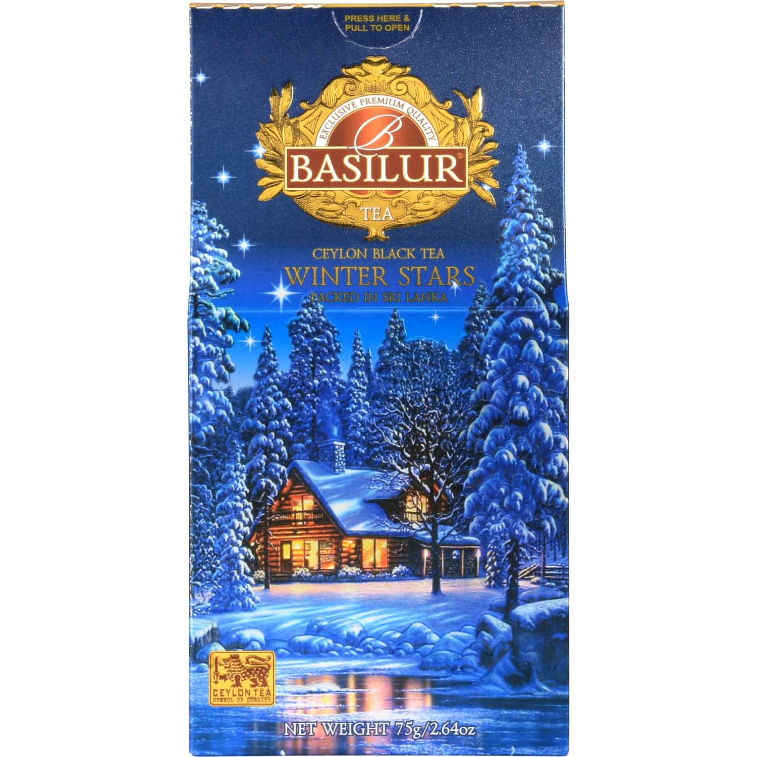 Melnā tēja Basilur Inf. Mom. Winter Stars 75g