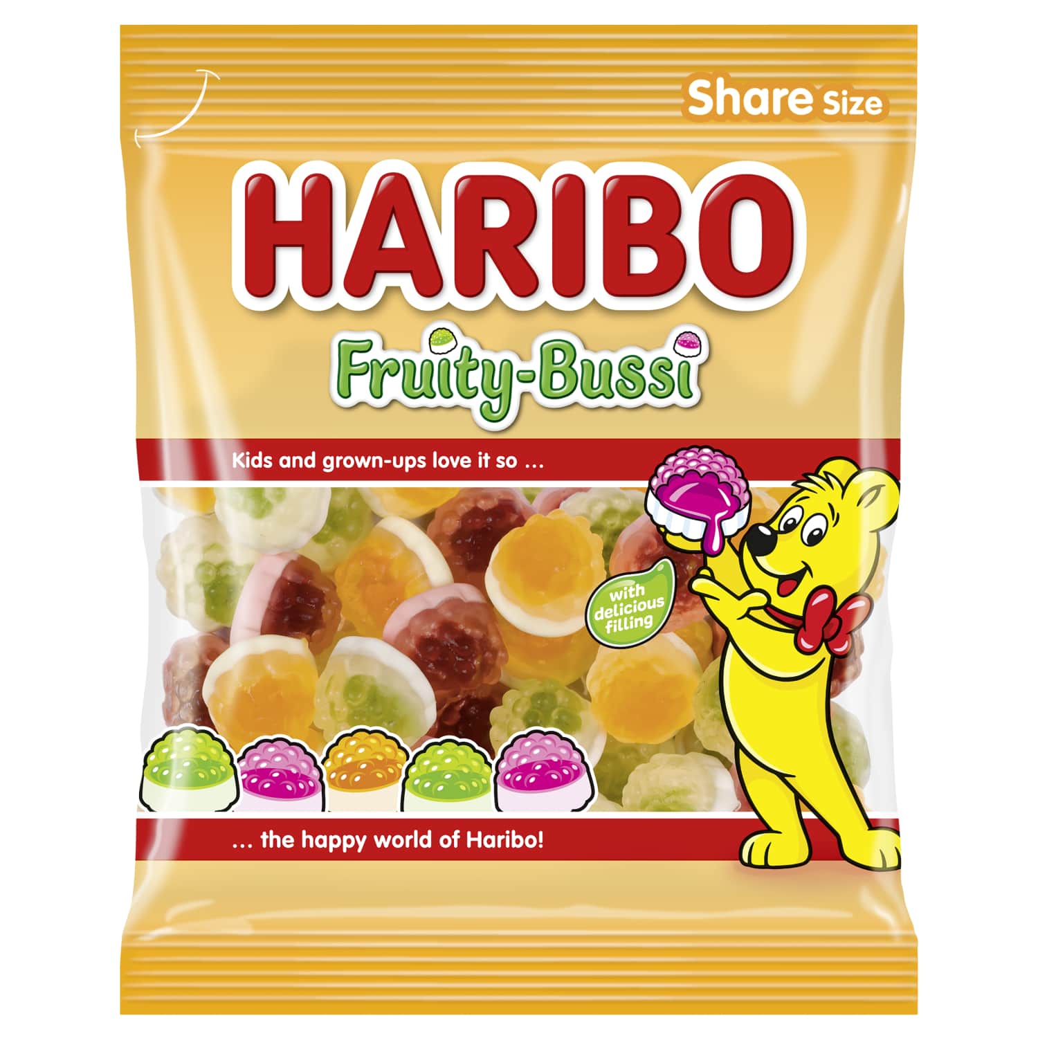 Želejas konf. HARIBO Fruity Bussi 175g