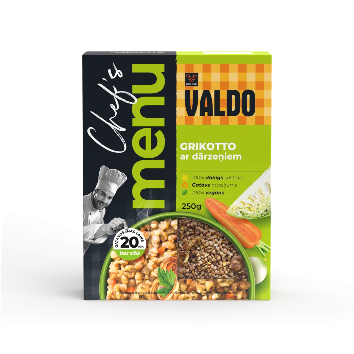 Grikotto Valdo ar dārzeņiem 250g