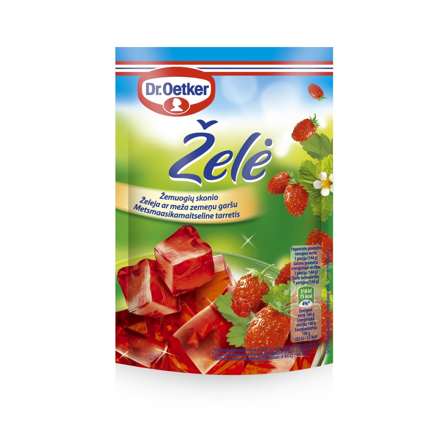 Želeja Dr Oetker ar meža zemeņu garšu 72g