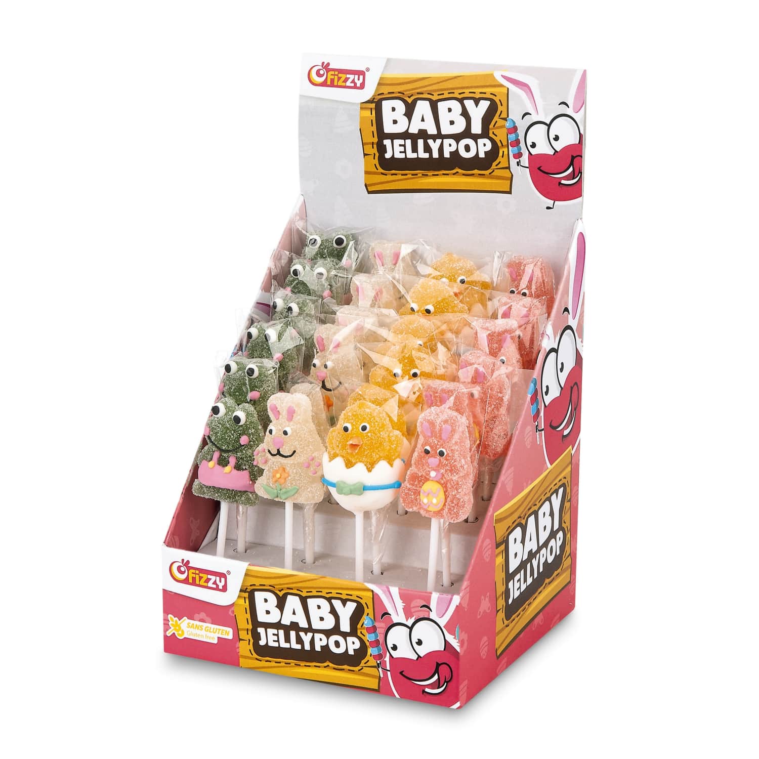 Konfekte Fizzy Baby Jelly Pop 10g
