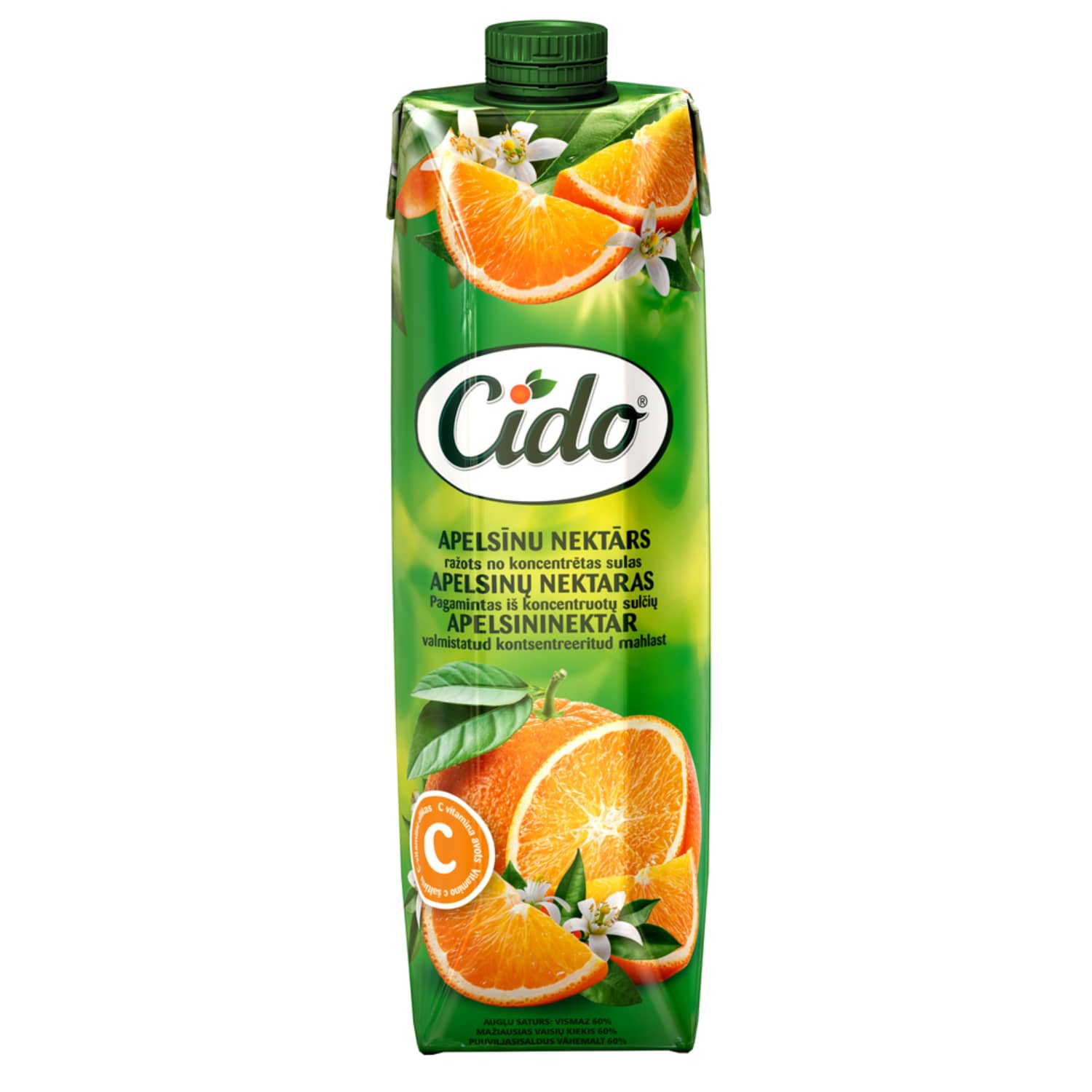 Apelsinų nektaras CIDO, 1 l