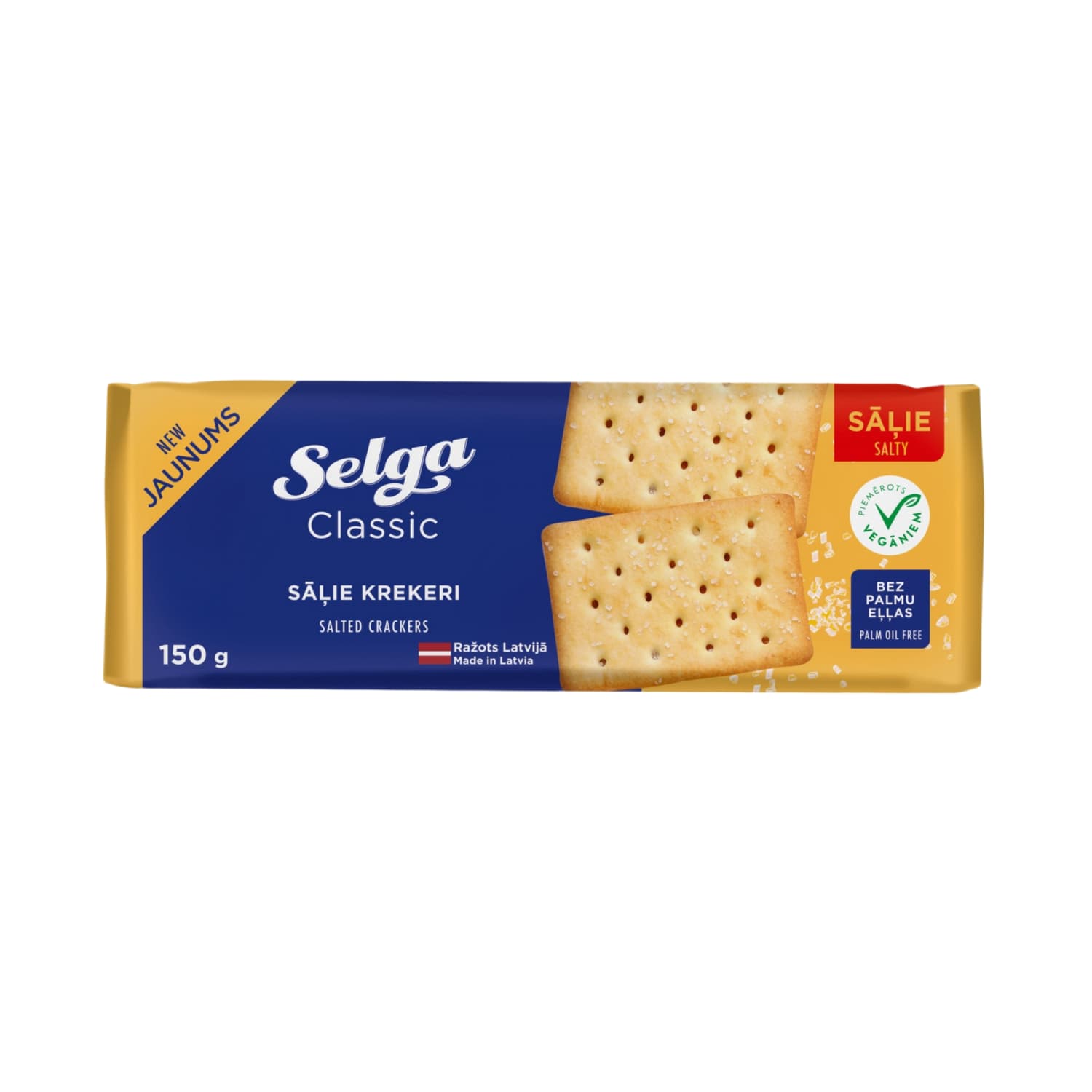 Sūrūs krekeriai SELGA, 150 g