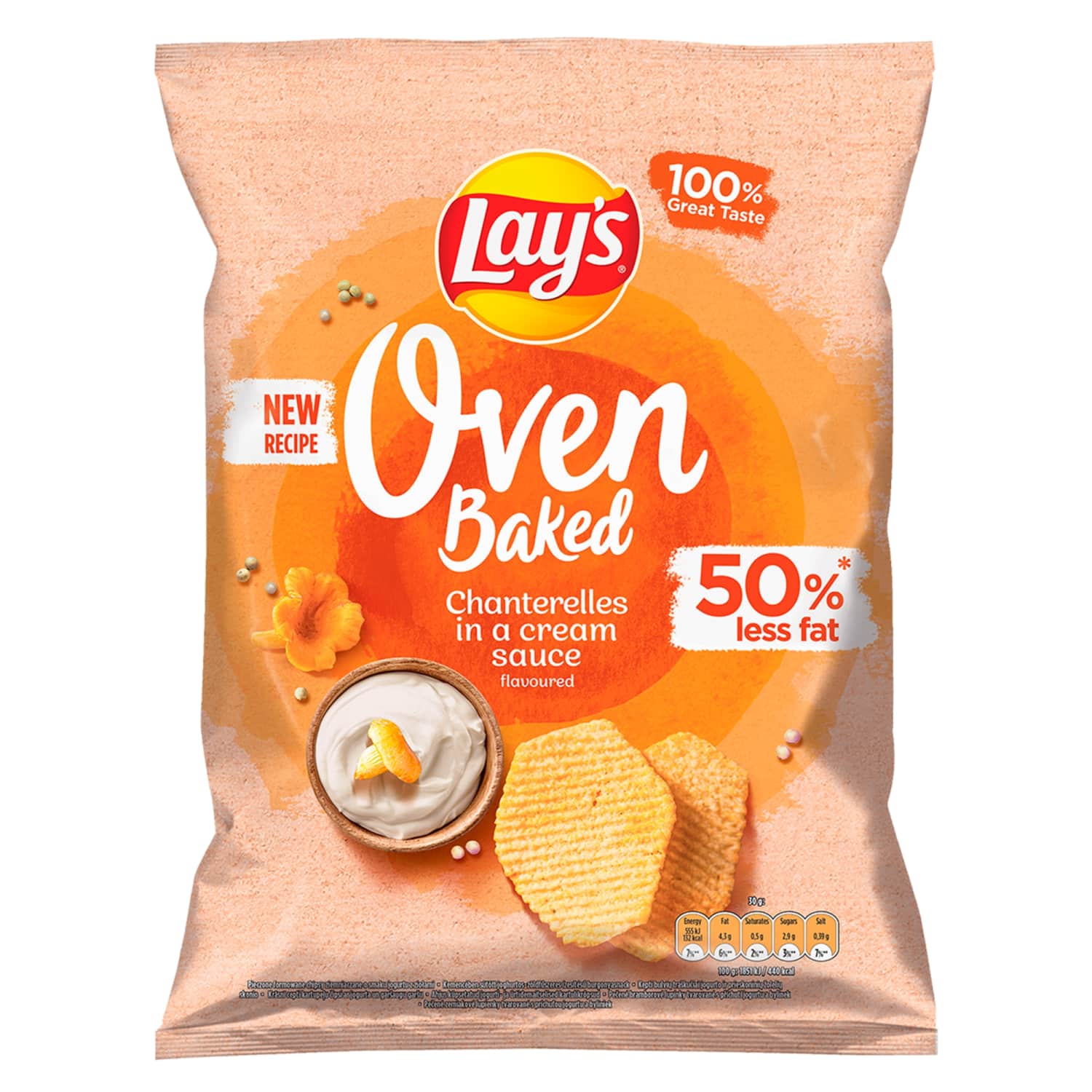 Čipsi Lay's Oven Baked ar gaileņu garšu 180g
