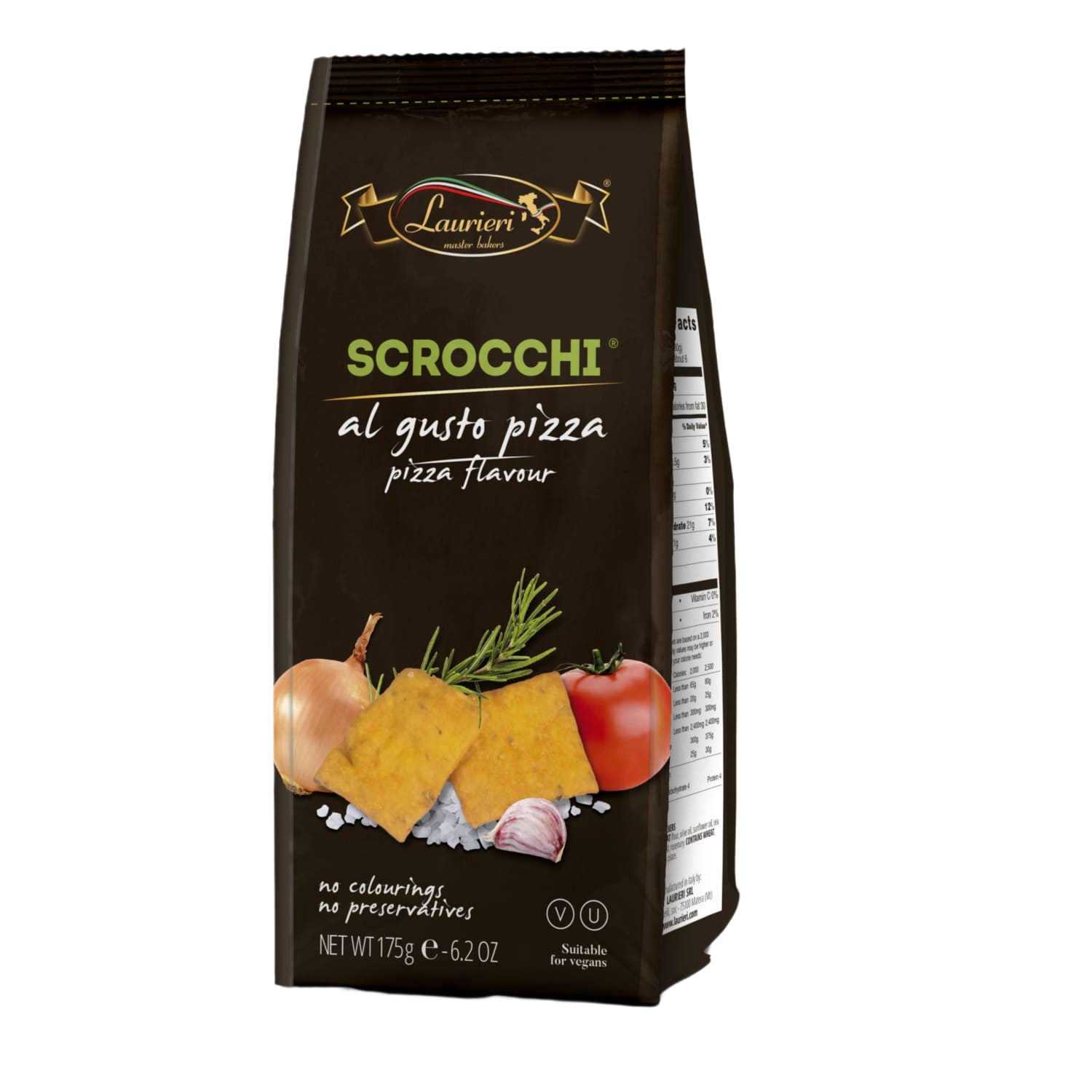 Kreekerid Laurieri Scrocchi pitsamaits. 175g