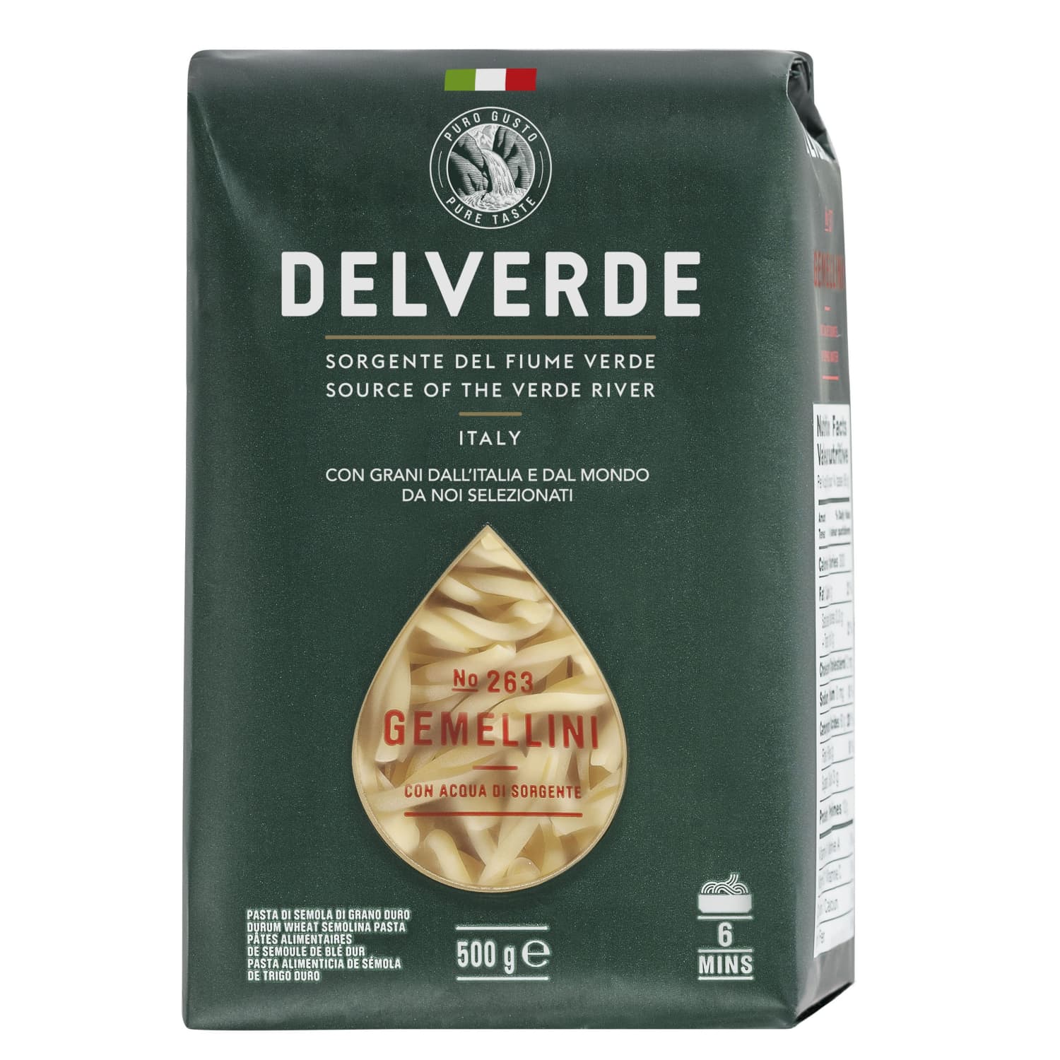 Makaronai DELVERDE GEMELLINI, 500 g