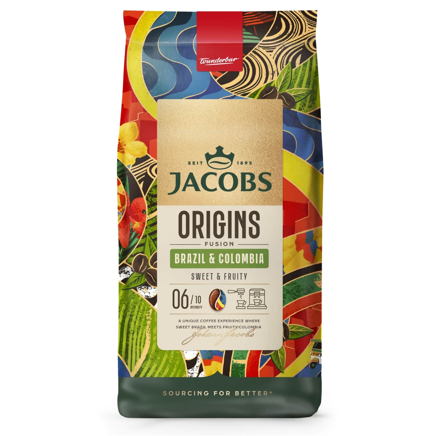 Kaf.pup. Jacobs Origins Brazil & Colombia 1kg