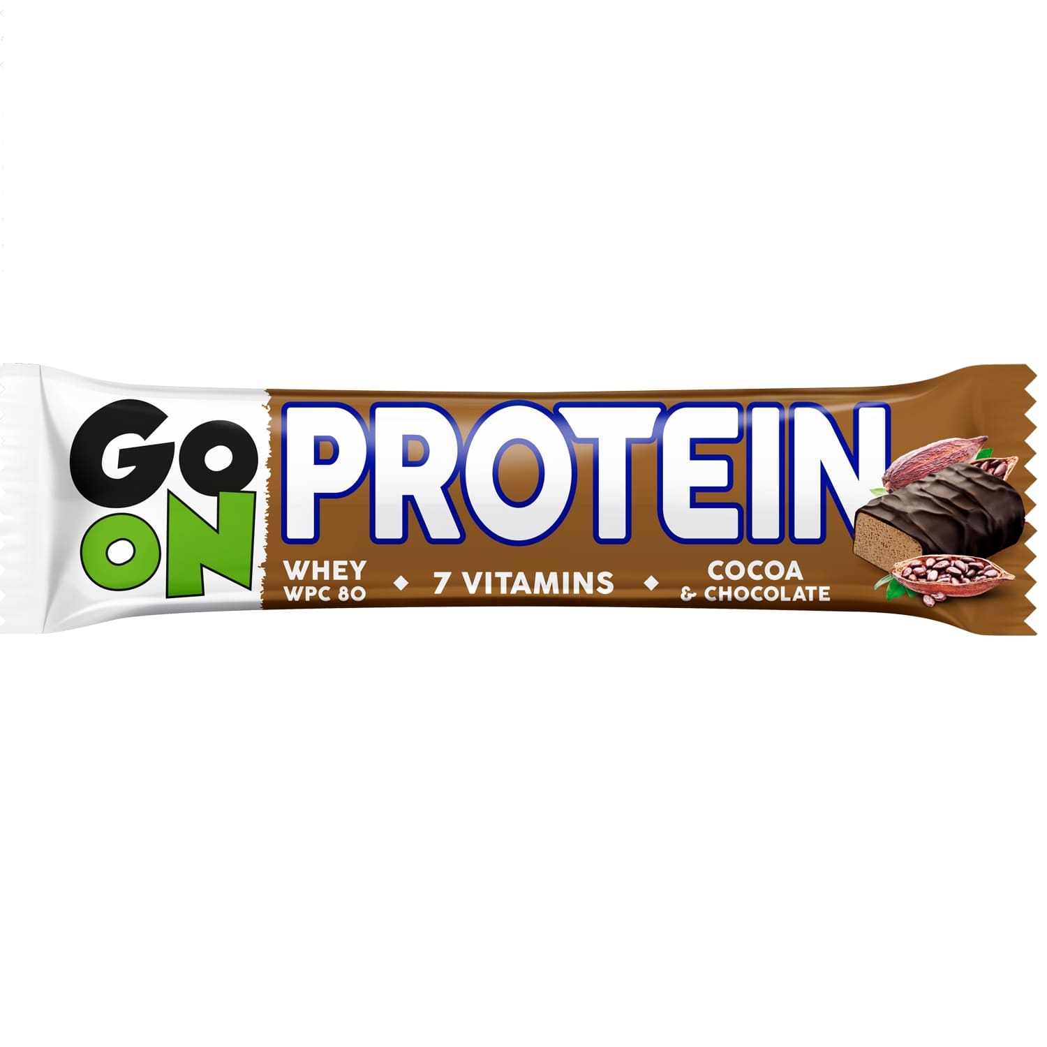 Protēina batoniņš Go On ar kakao 50g
