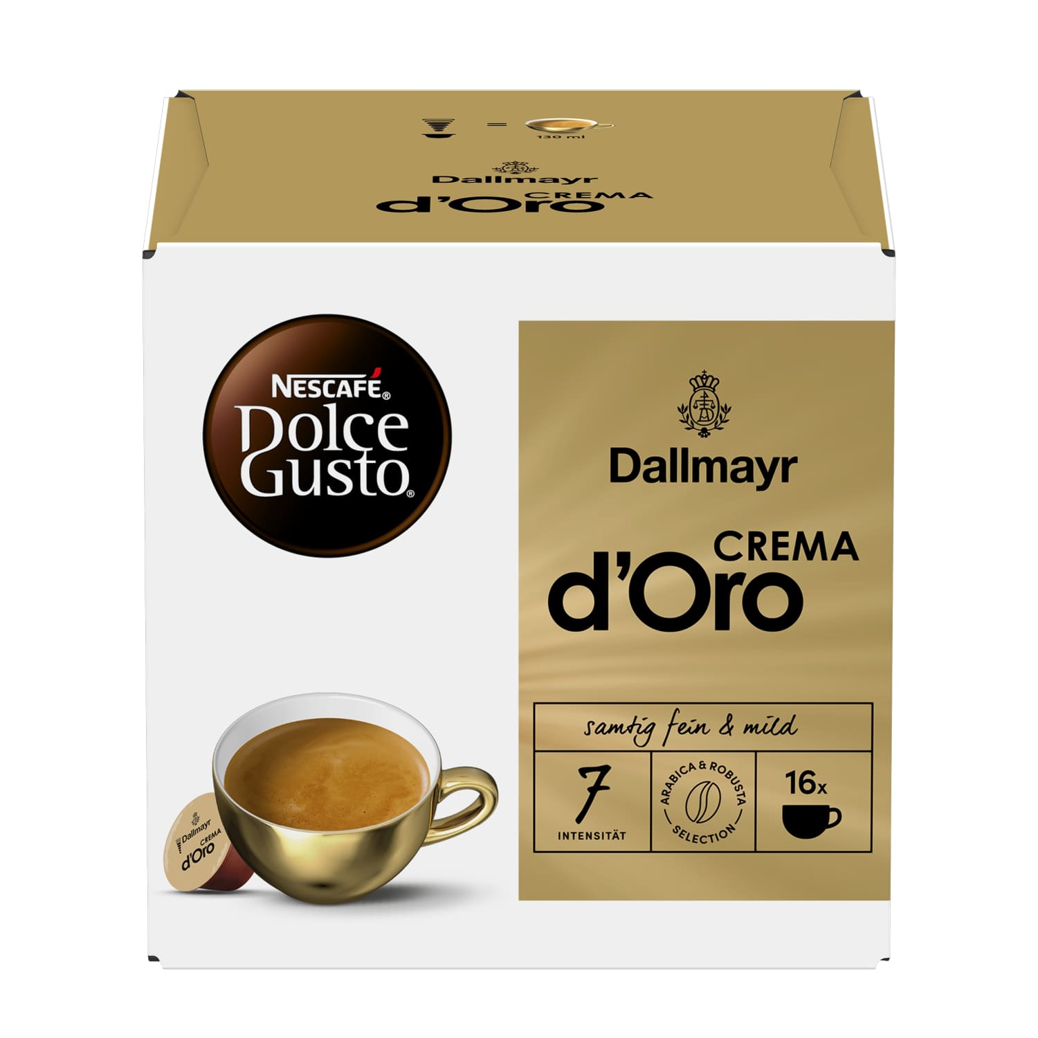 Kaf.kapsulas Nescafe Dolce Gusto Doro 16x7,5g