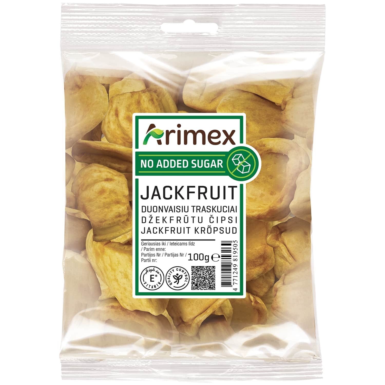 Duonvaisių traškučiai ARIMEX, 100 g
