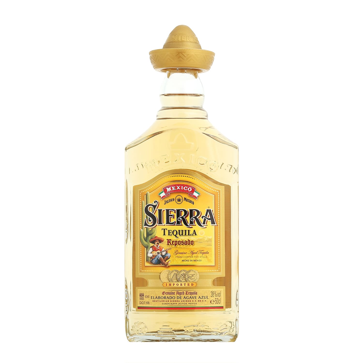 Tekila Sierra Reposado 38% 0,5l