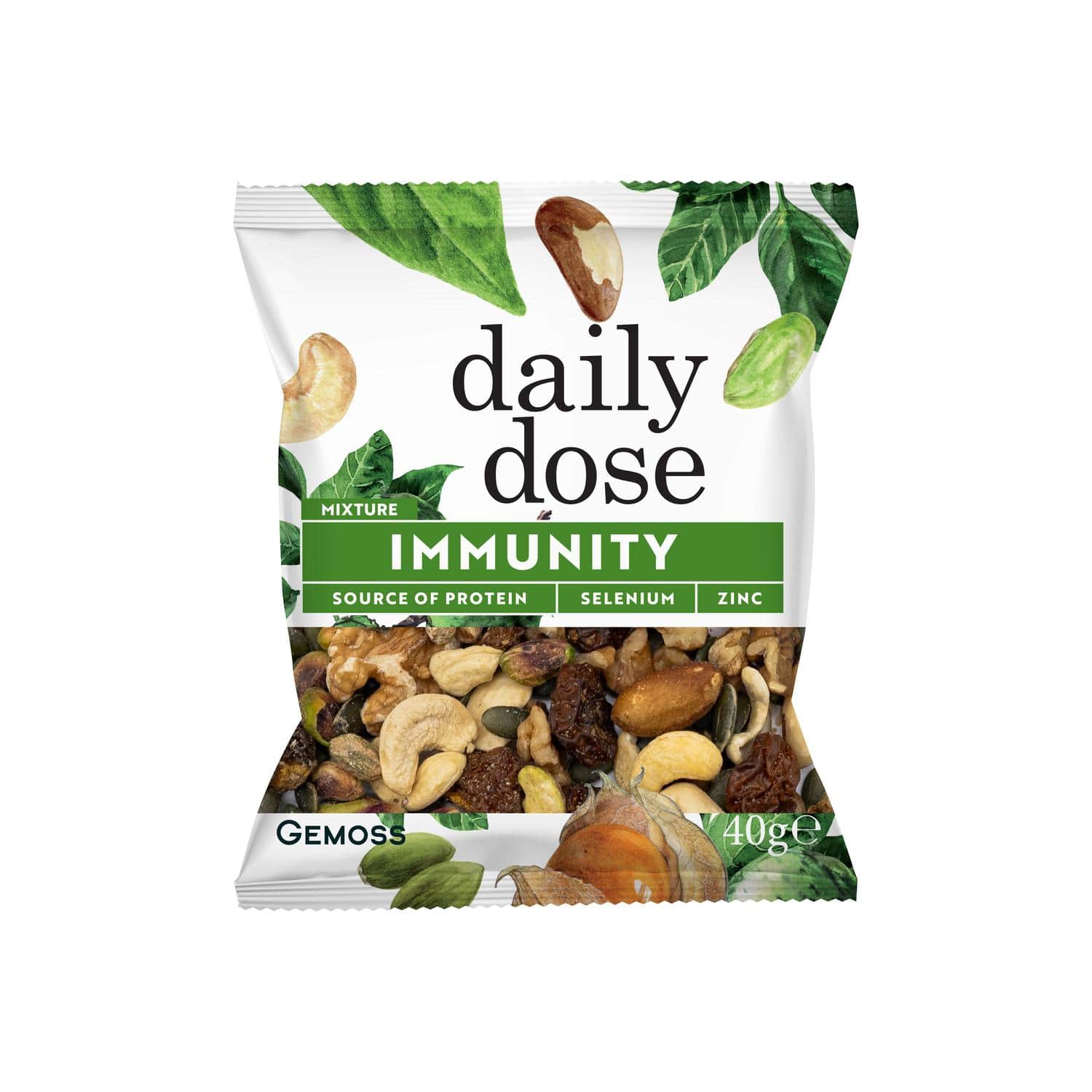 Pähk.-kuiv.mar. segu Daily Dose Immunity 40g