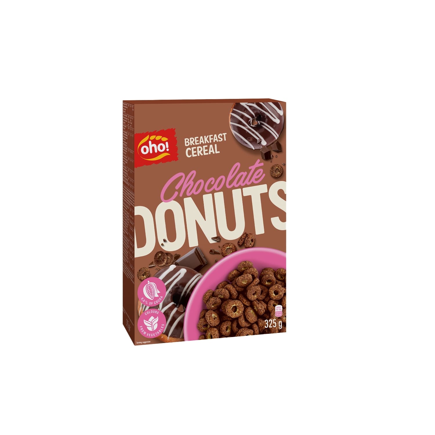 Homm.helbed šok. Chocolate Donuts Oho 325g