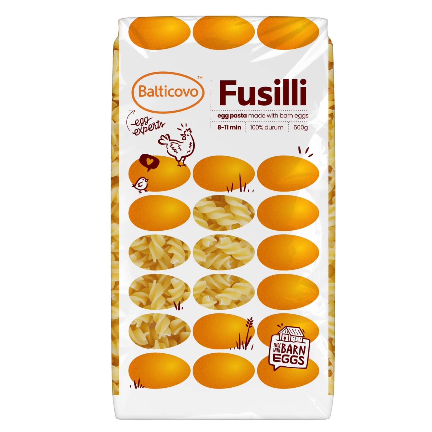 Olu makaroni Balticovo Fusilli 500g