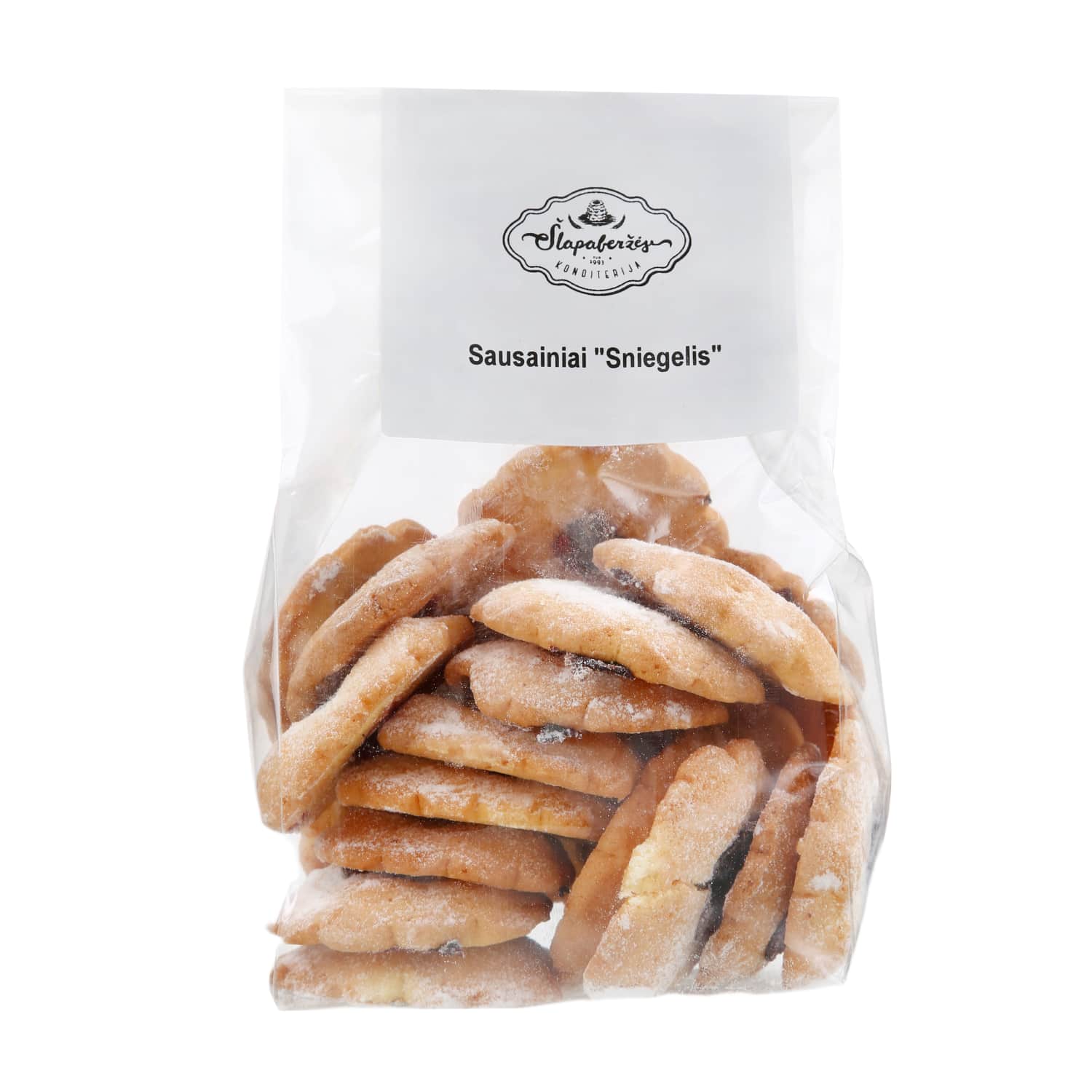 Sausainiai SNIEGELIS ŠLAPABERŽĖS, 300 g
