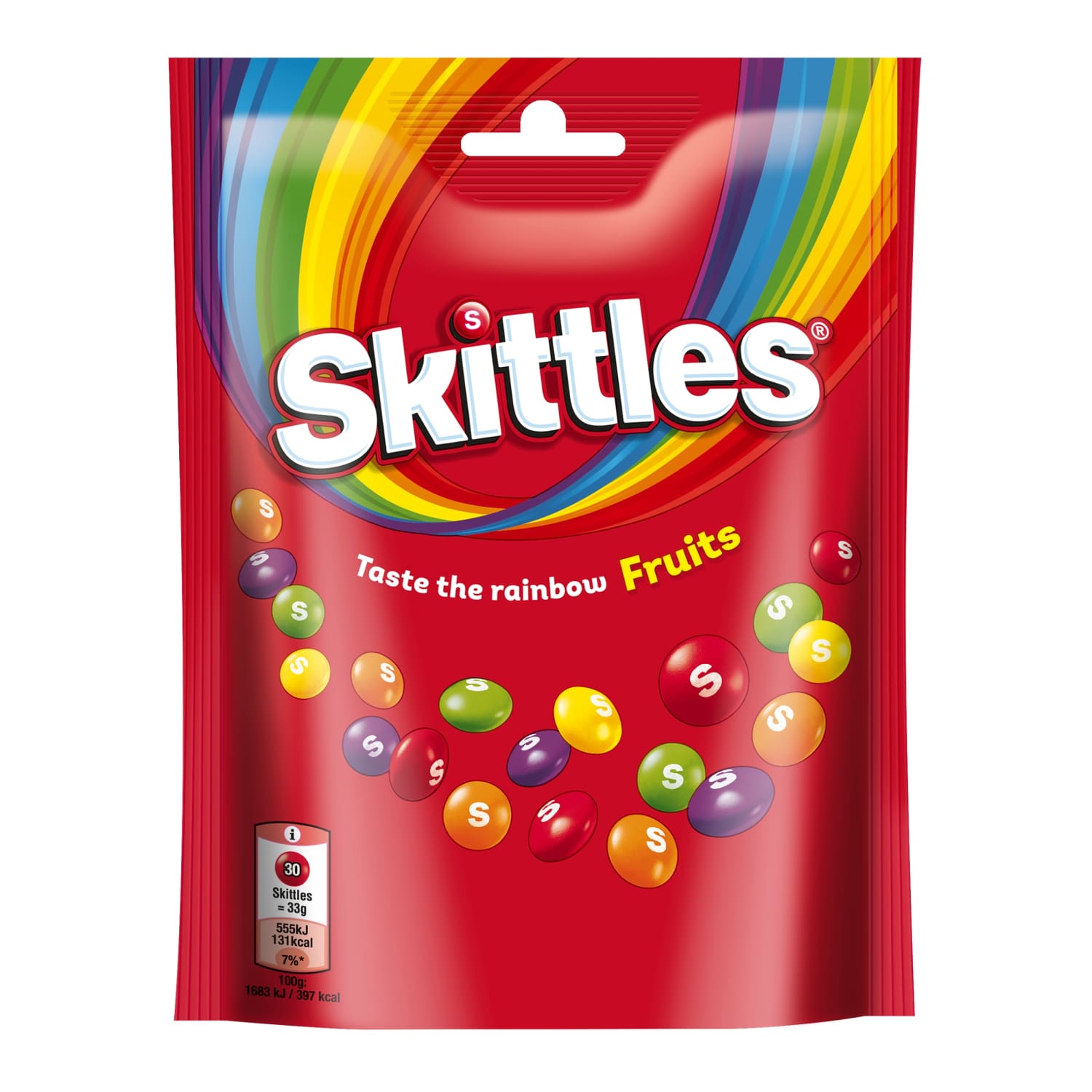 Konfektes Skittles ar skābu augļu garšu 152g
