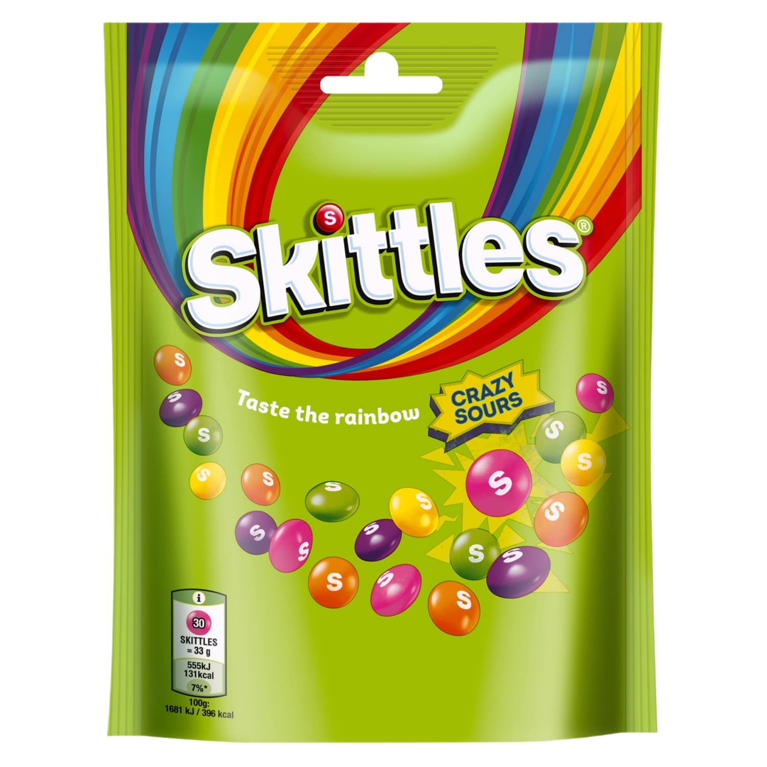 Konfektes Skittles Crazy Sours 152g