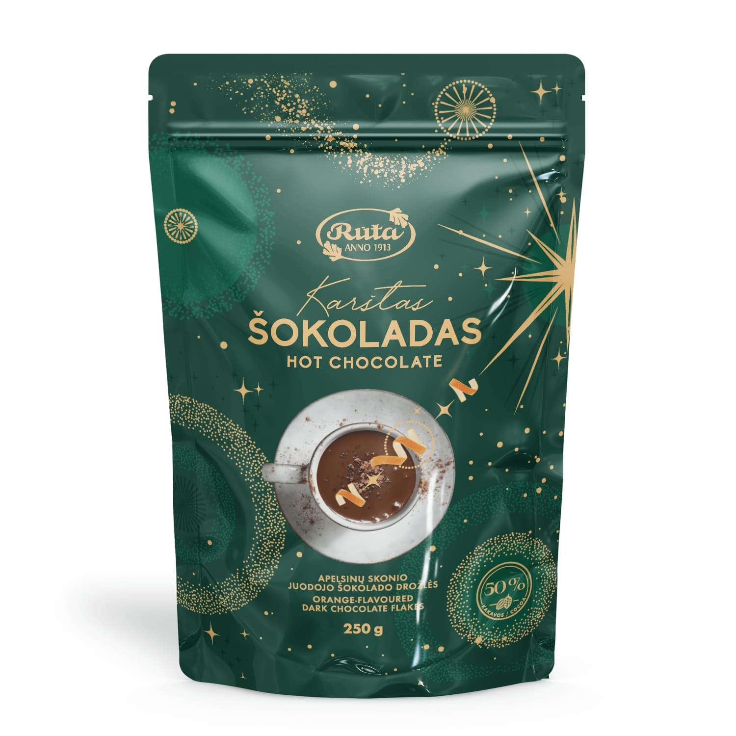 Karstā šokolāde Rūta ar apelsīnu garšu 250g