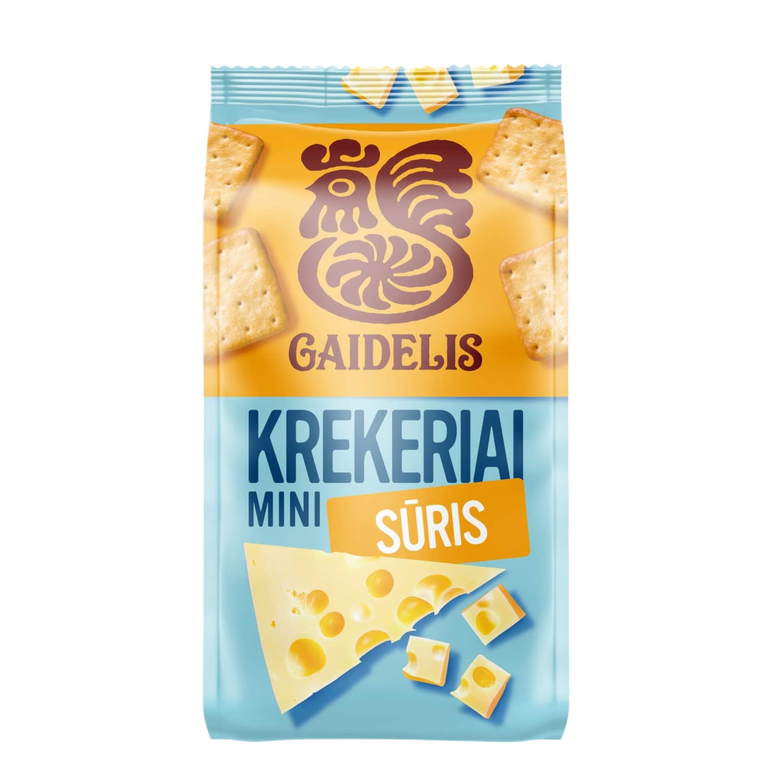 Krekeriai MINI GAIDELIS SŪRIS, 72 g