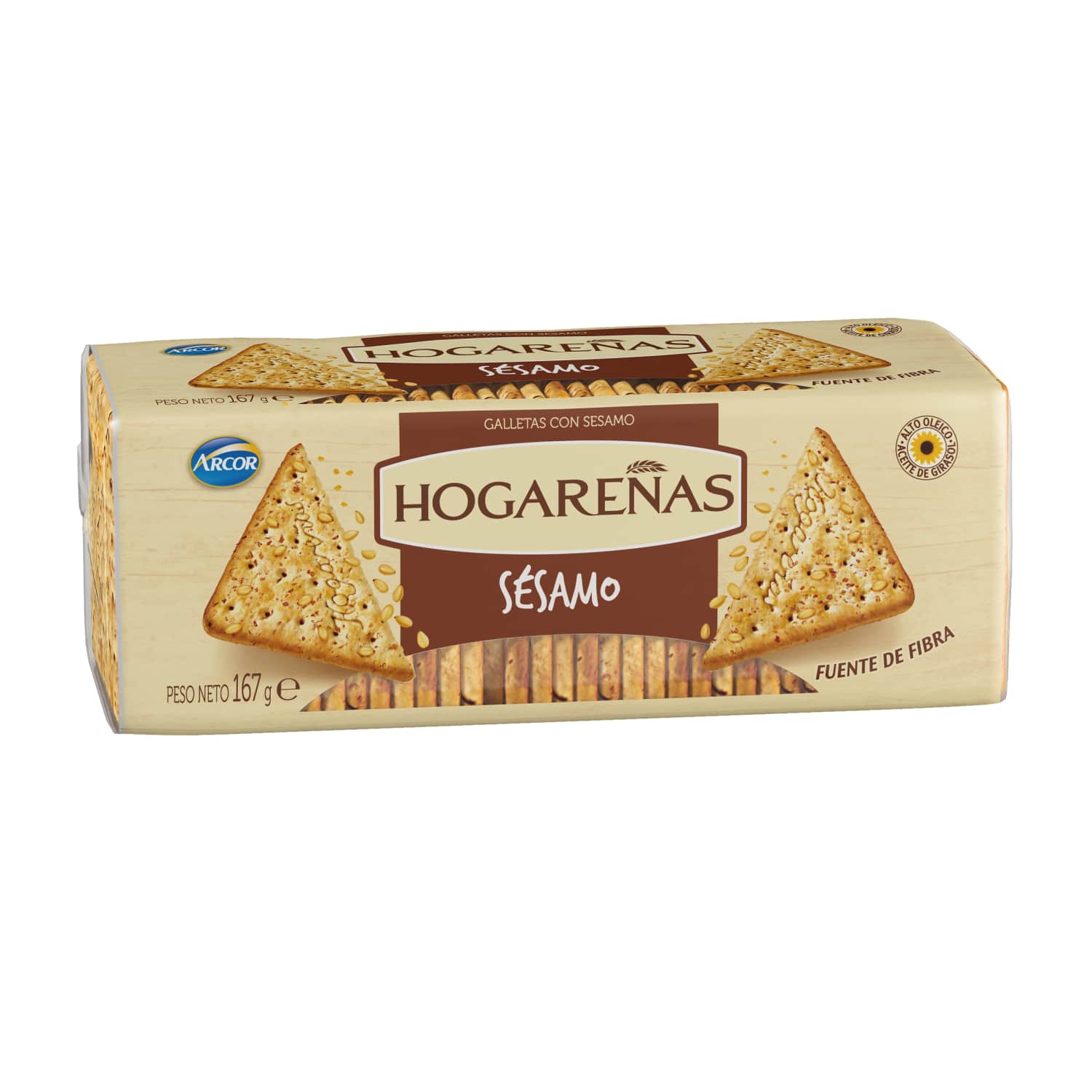 Krekeri Hogarenas ar sezama sēklām 167g