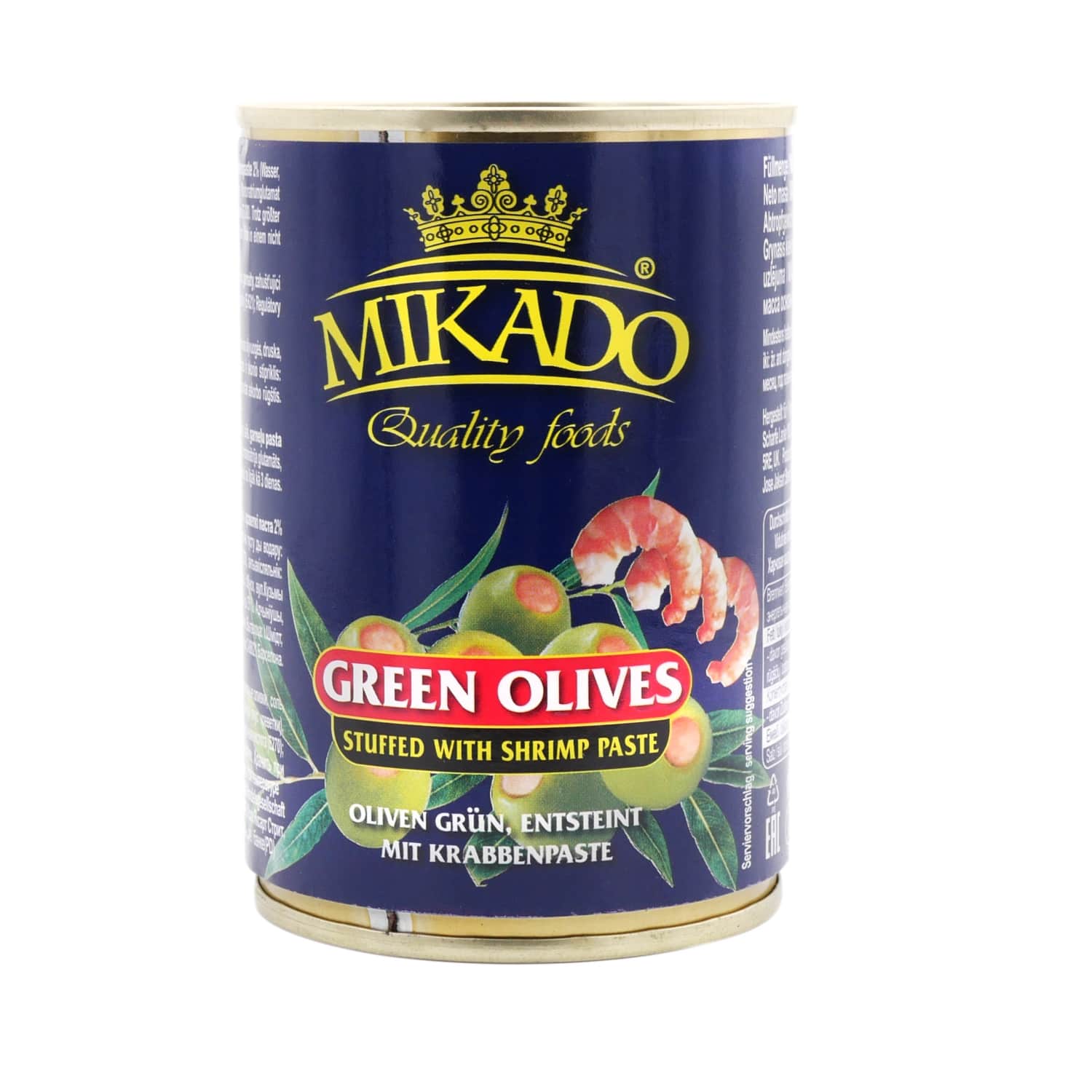 Täidetud oliivid krevettidega Mikado 280/90g