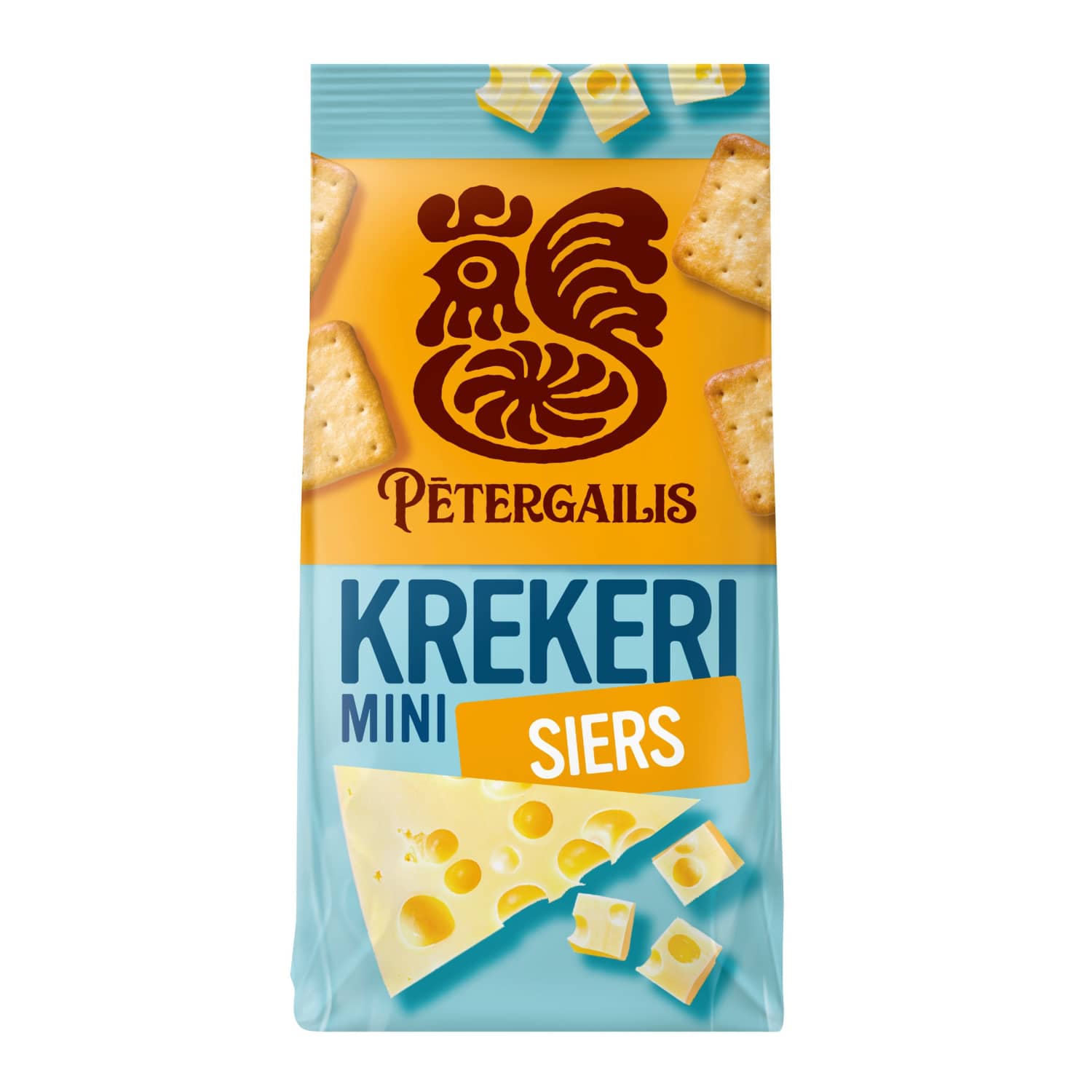 Krekeri Pētergailis Mini Siers 72g