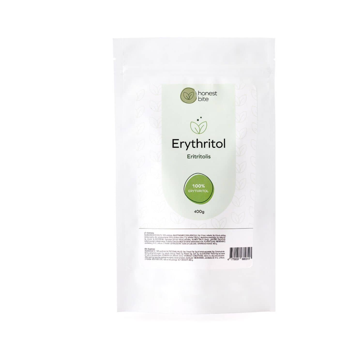 Eritritolis HONESTBITE, 400 g