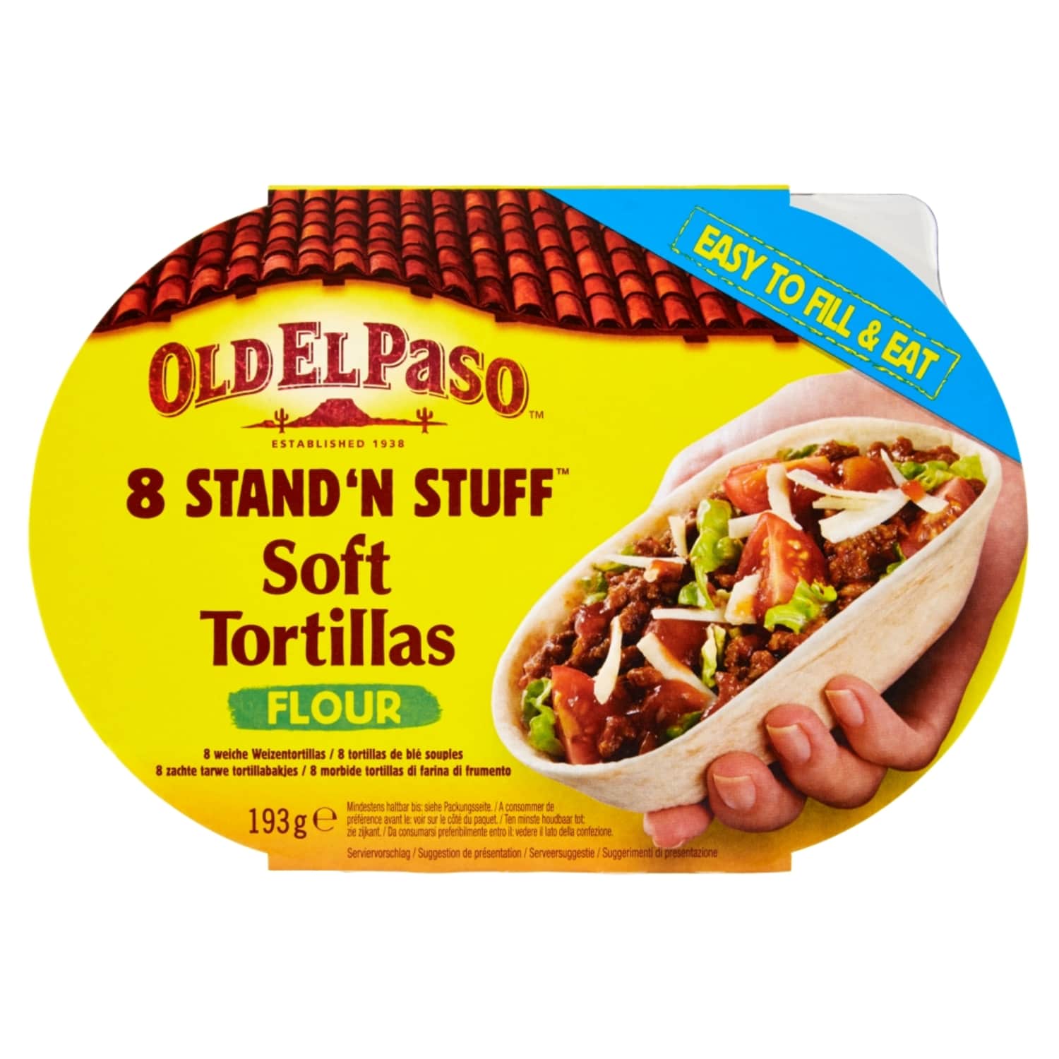Tortillas laivas Old El Paso kviešu 193g