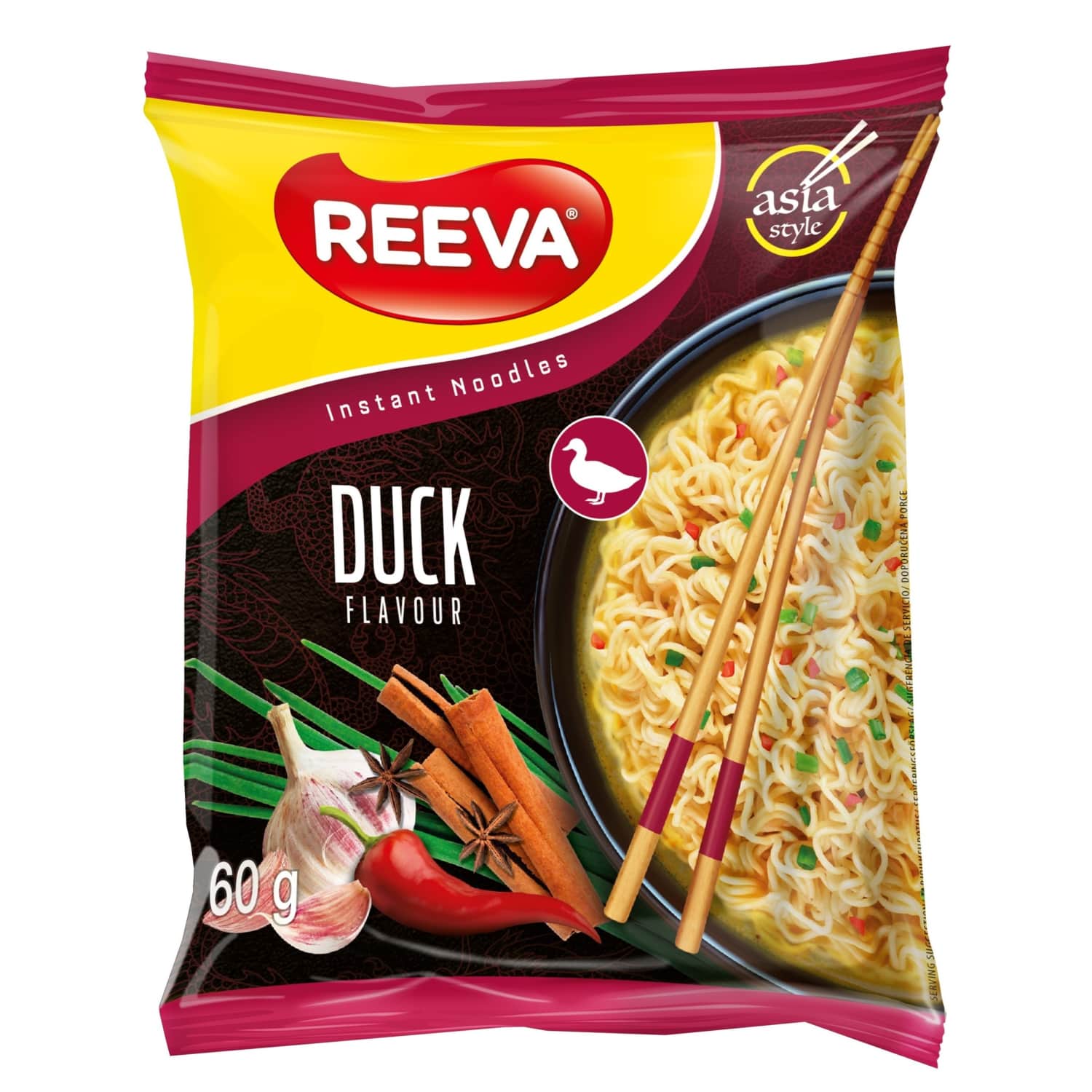 Ātri pag. nūd. Reeva Asia pīles garšas 60g
