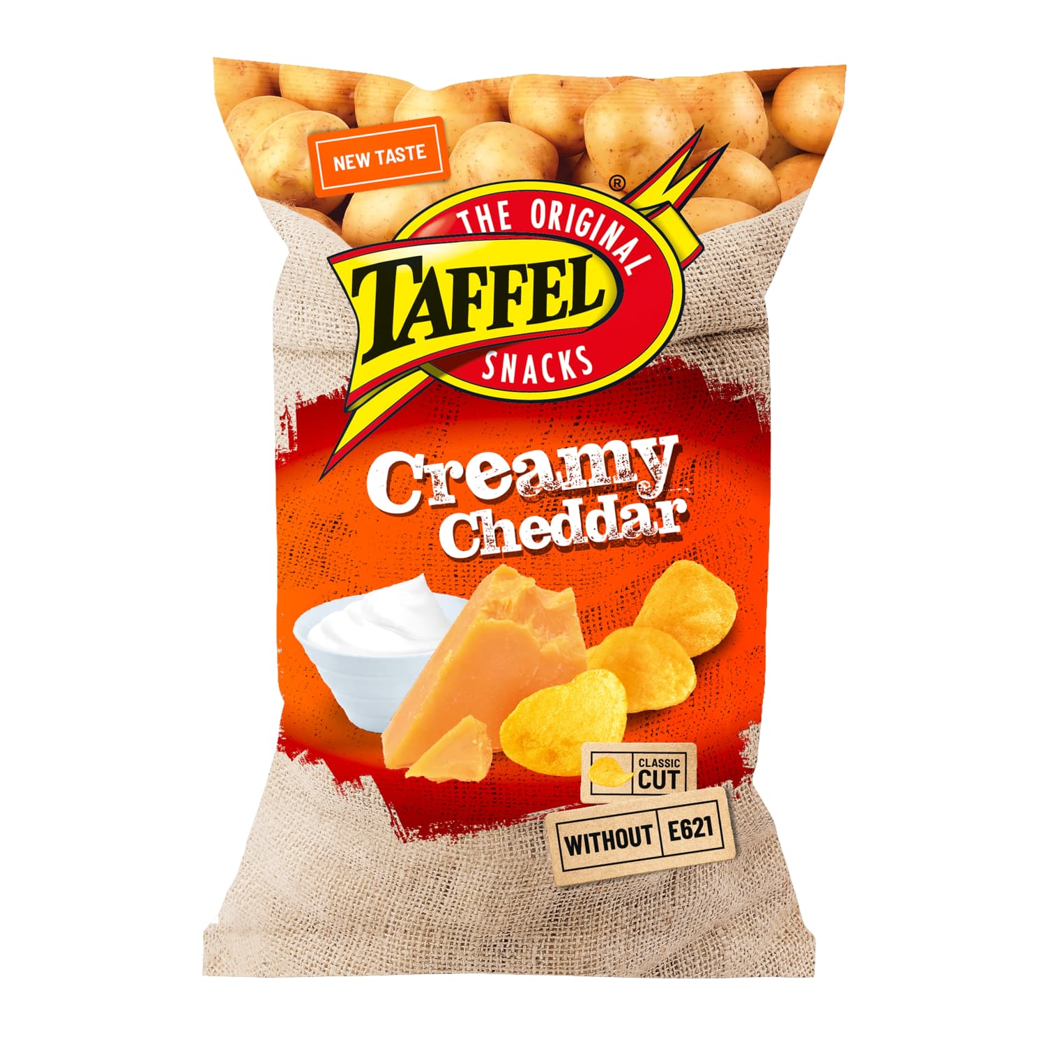 Kartulikrõpsud cheddari juustu Taffel 180g