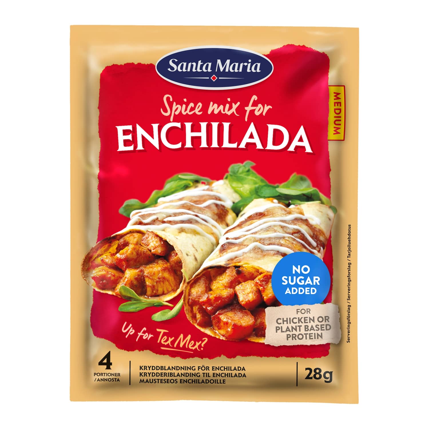 Enčiladų prieskonių mišinys SANTA MARIA, 28 g
