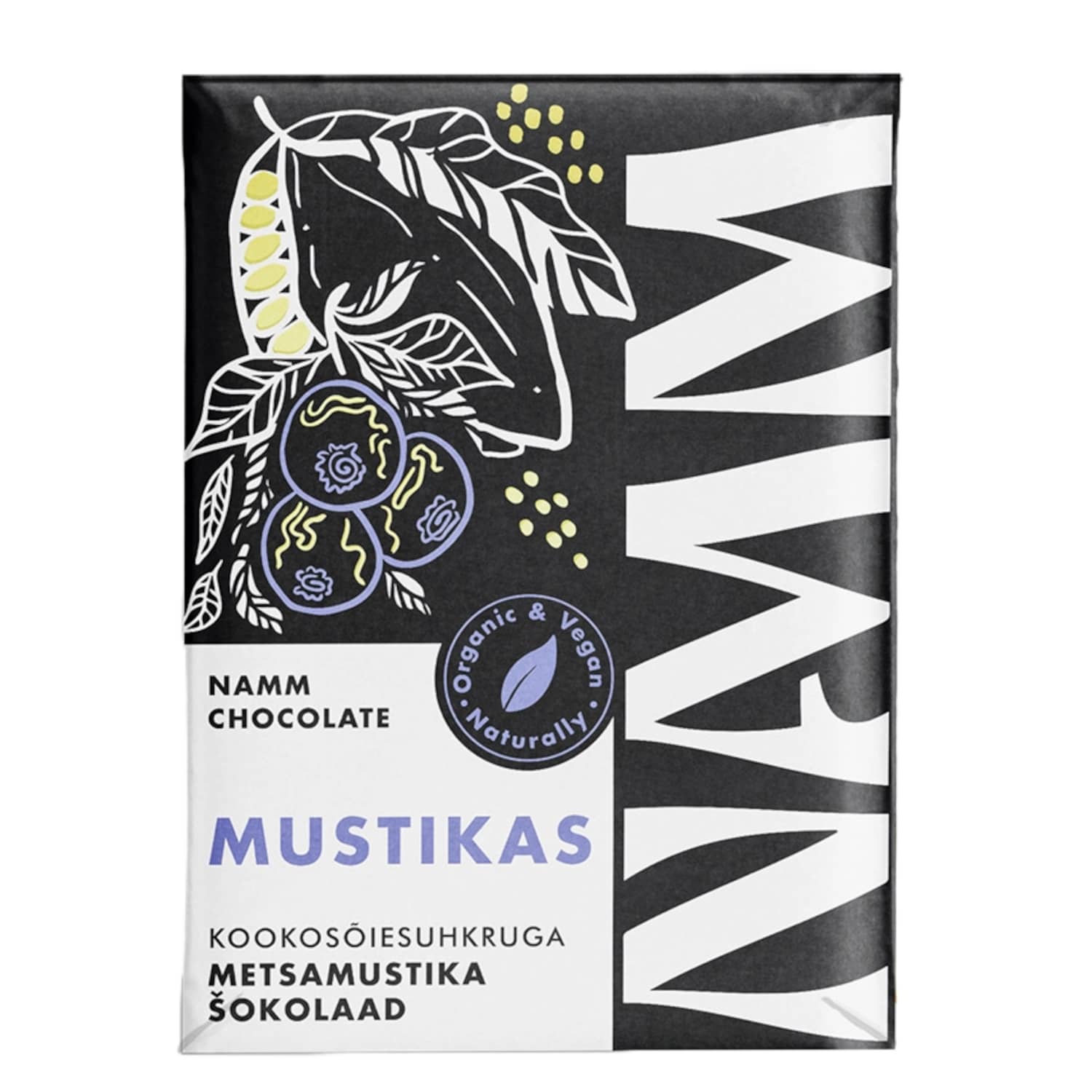 Mahe mustikašokolaad Namm 37g