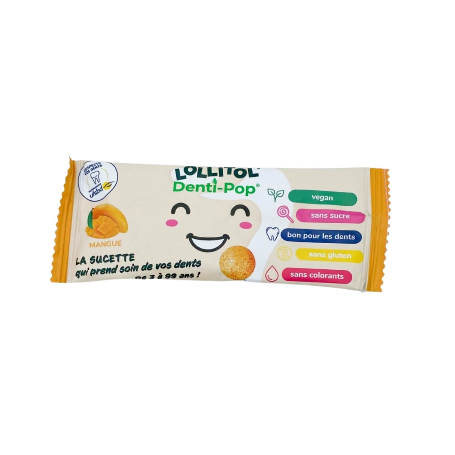 Mangų sk. ledinukas LOLLITOL, 6 g