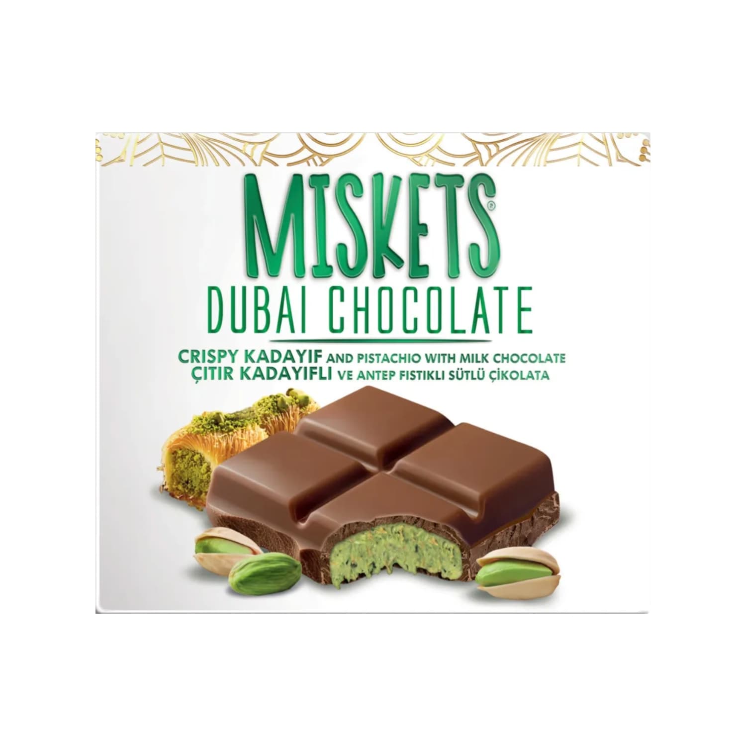 Pieninis Dubajaus šokoladas, 100 g