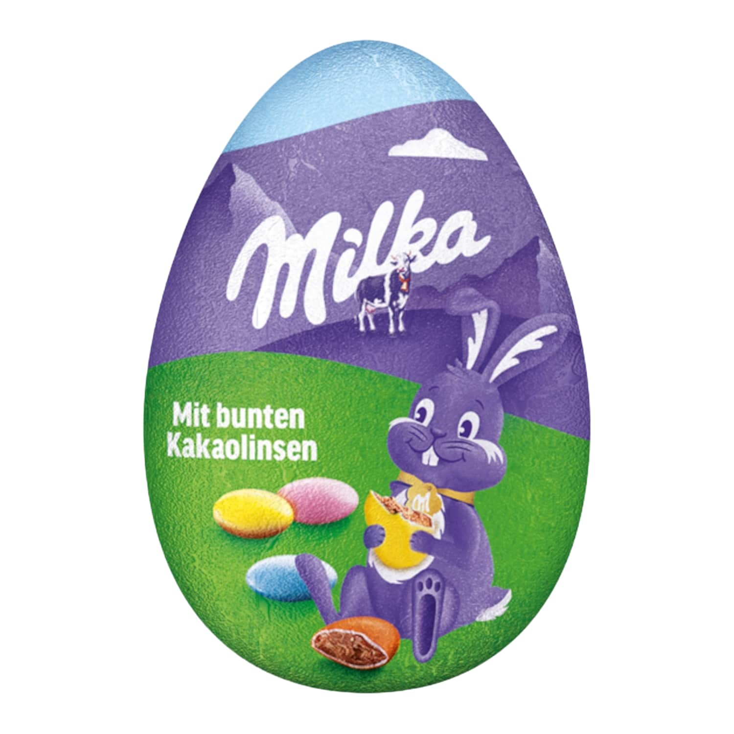 Piena šok. Milka Funny Egg ar kakao draž. 50g