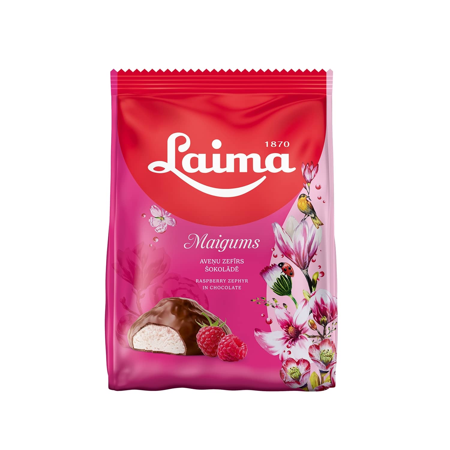 Zefīrs Laima Maigums aveņu 175g