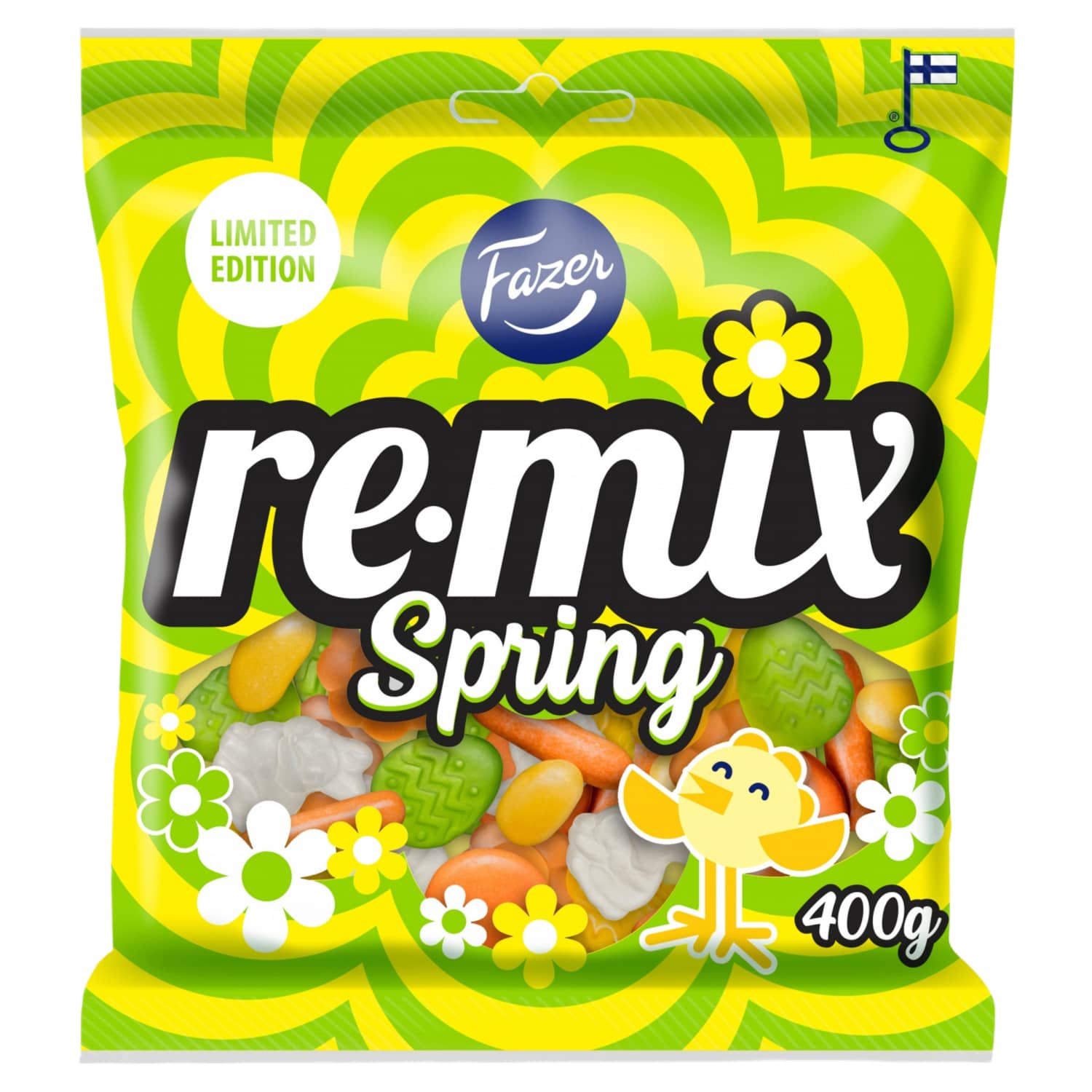 Erinevaid maiustusi Spring Remix 400g