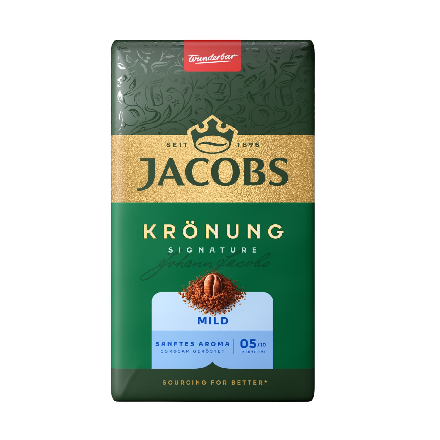 Jahvatatud kohv Jacobs Kronung mild 500g