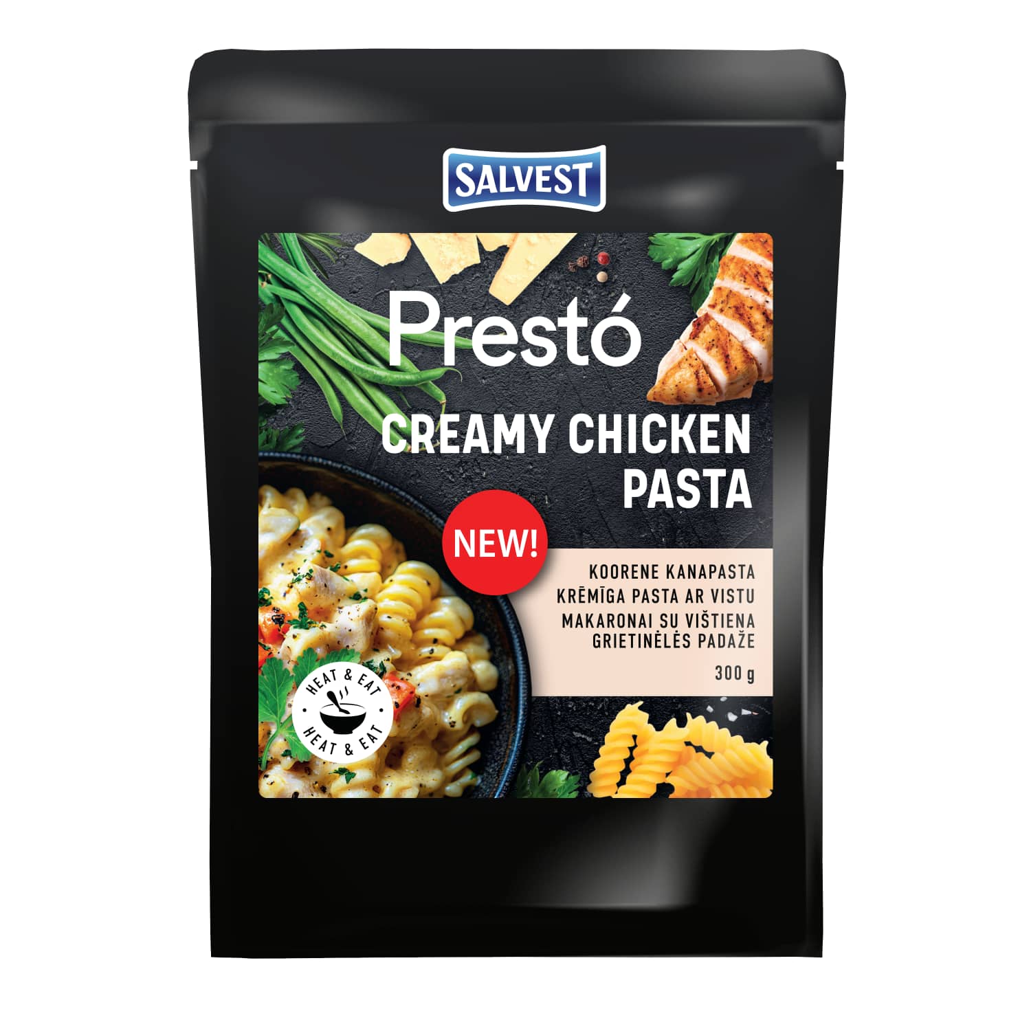Makaronai su višt. griet. pad. PRESTO, 300 g