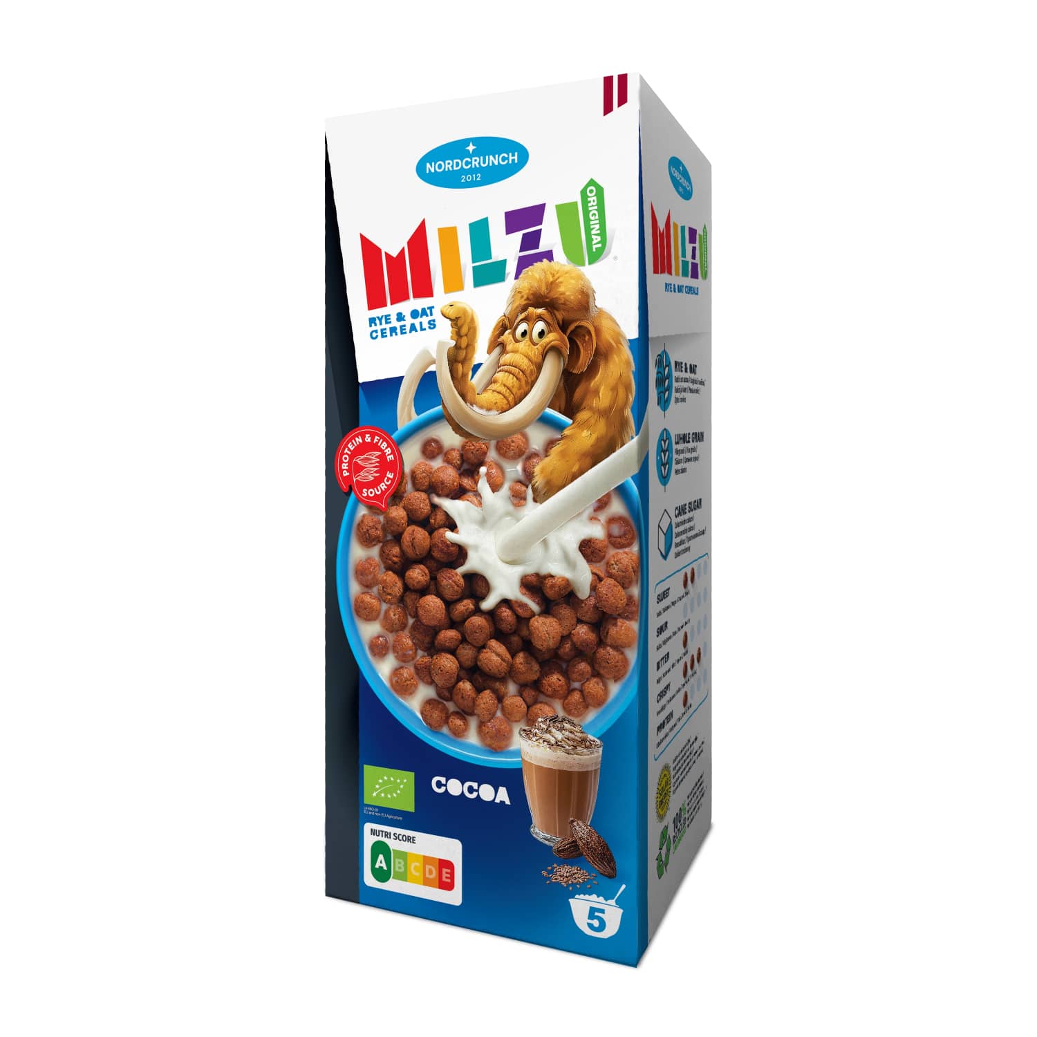 Rudzu un auzu bumbiņas ar kakao BIO 150g