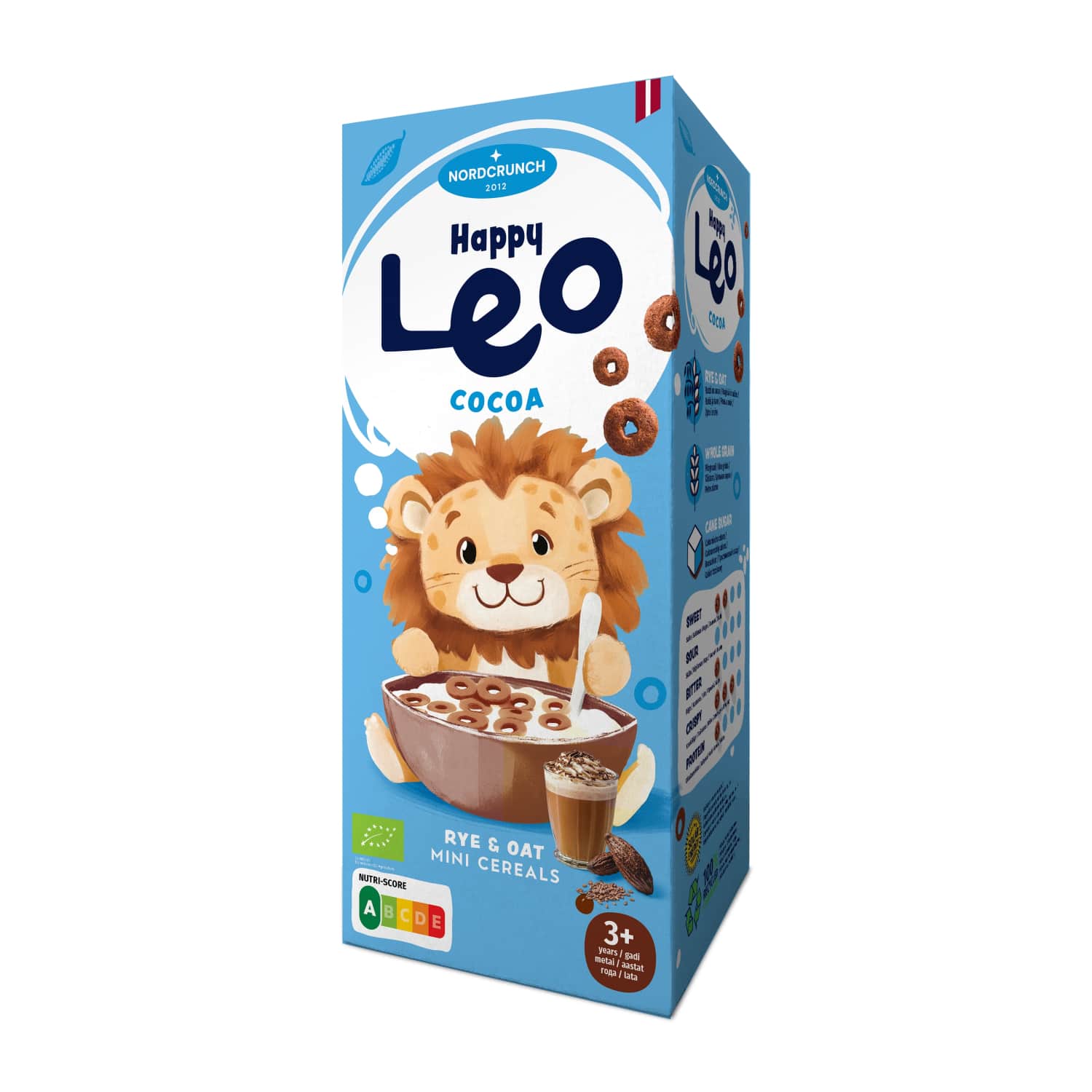Rudzu un auzu pārslas ar kakao BIO 150g
