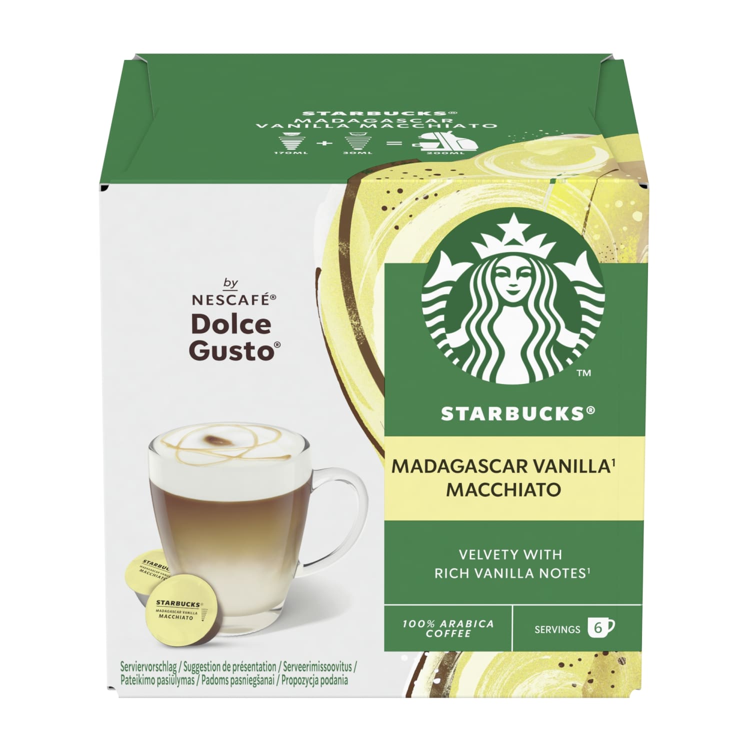 Kohvikapslid Starbucks Vanilla Caramel 12x11g