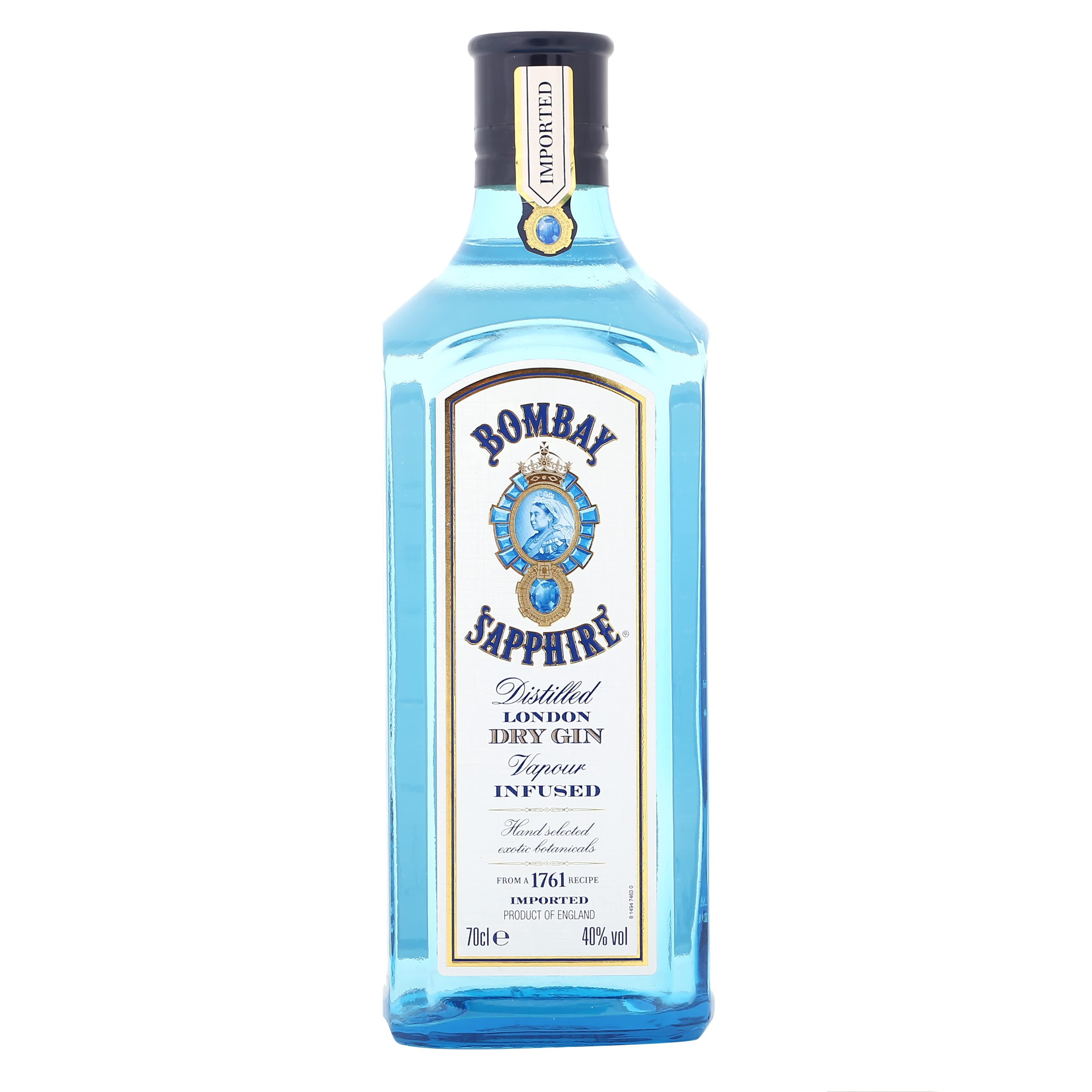 Džins Bombay Sapphire 40% 0,7l
