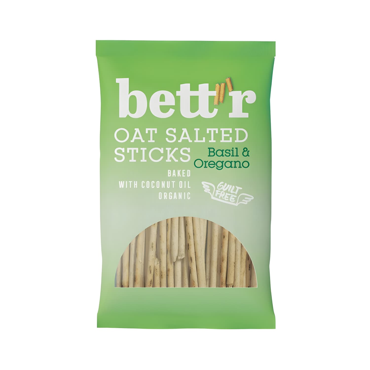 Ekol. avižų lazdelės su baziliku BETTR, 50 g