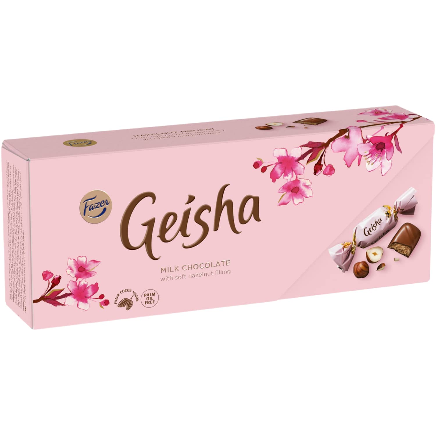 Saldainiai su lazd. rieš. įd. GEISHA, 250 g