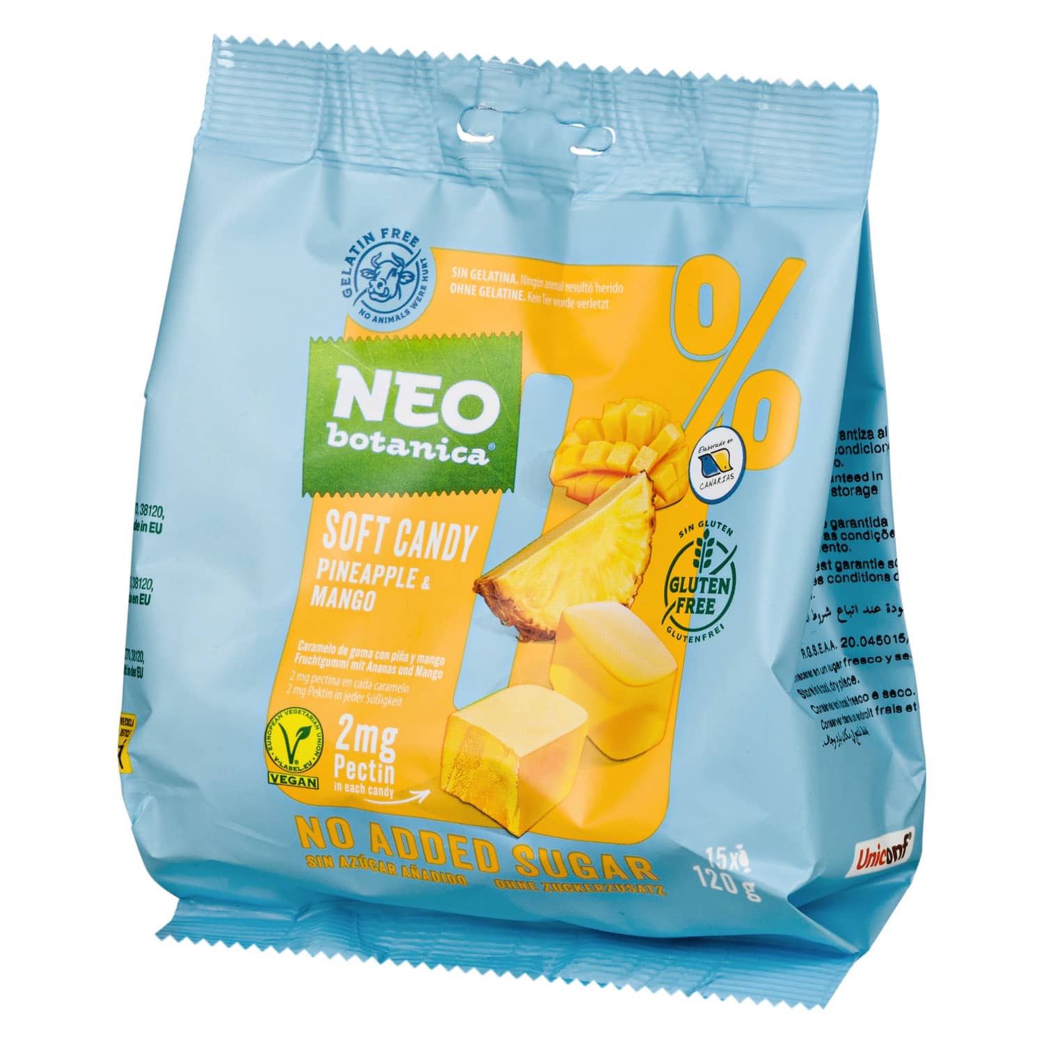 Želė sald. ananasų, mango sk. NEOBOT., 120 g