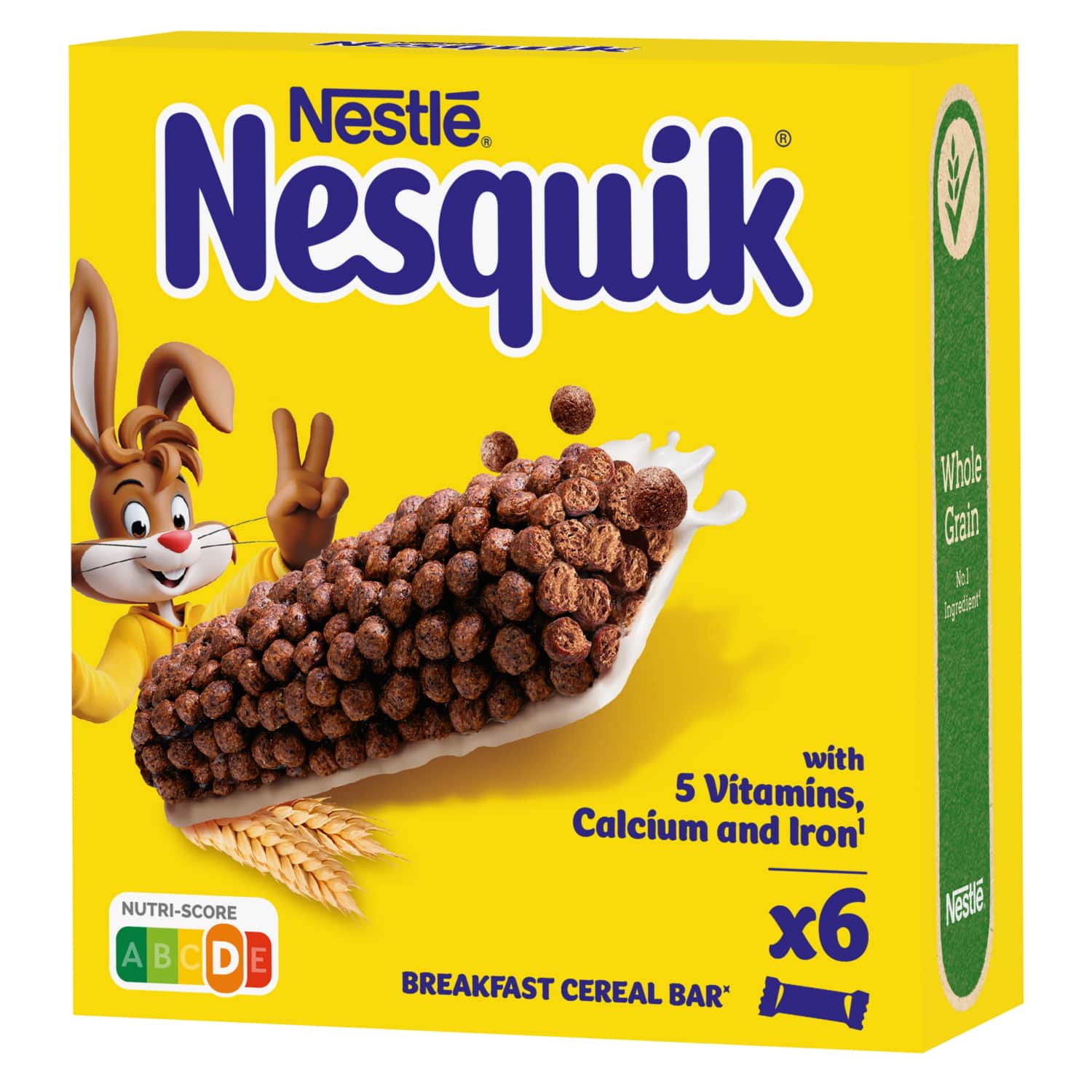 Pusryčių batonėlis NESTLE NESQUIK, 6 x 25 g